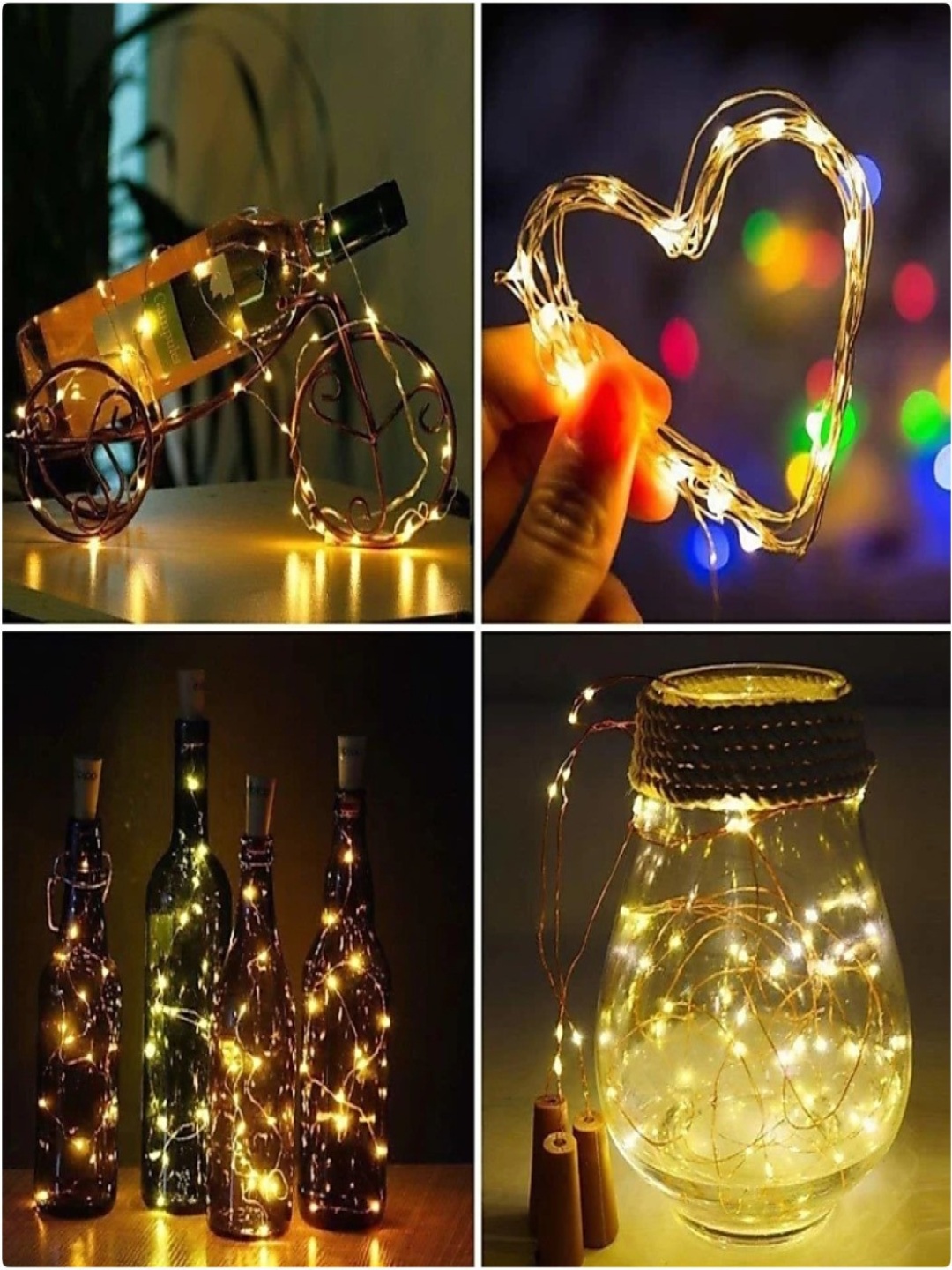 

SPARK WORLD Yellow Rice Shaped String Lights