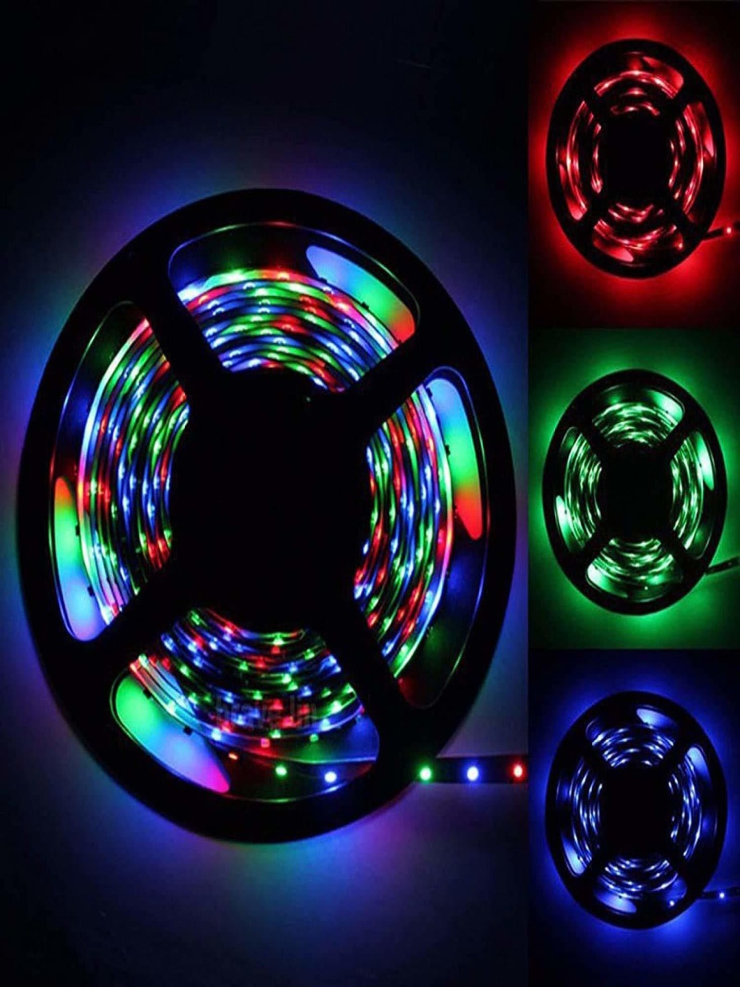 

SPARK WORLD Blue Rice Shaped String Lights, Red