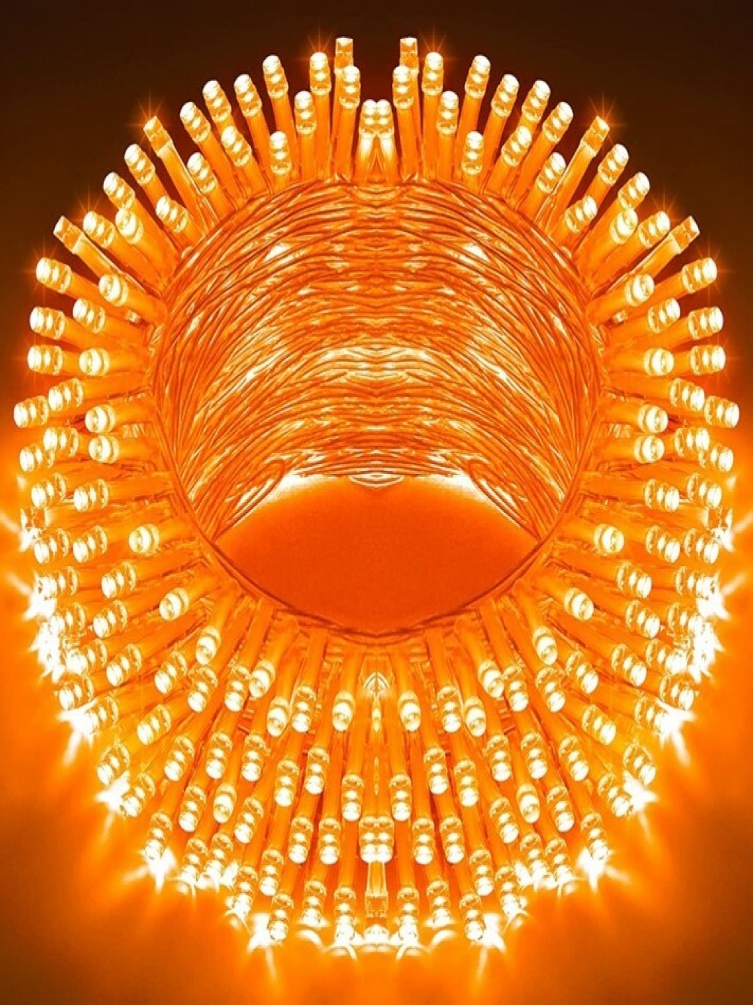 

ENORMITY Orange Rice Shape String Lights