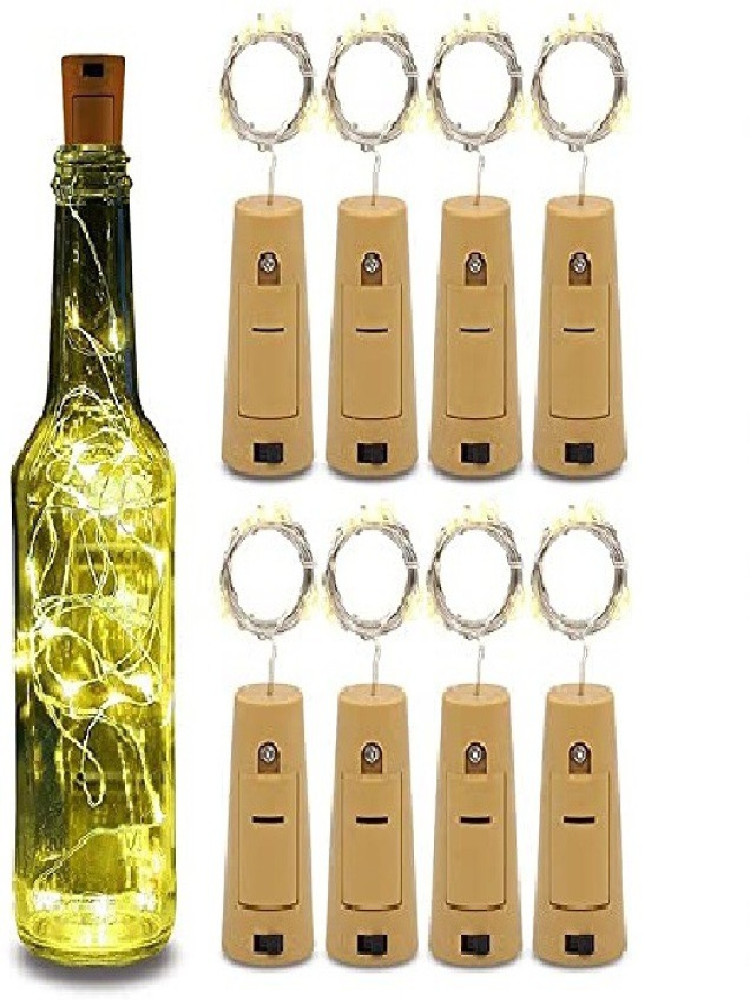 

SPARK WORLD Gold Toned 10 Pieces LED String Lights