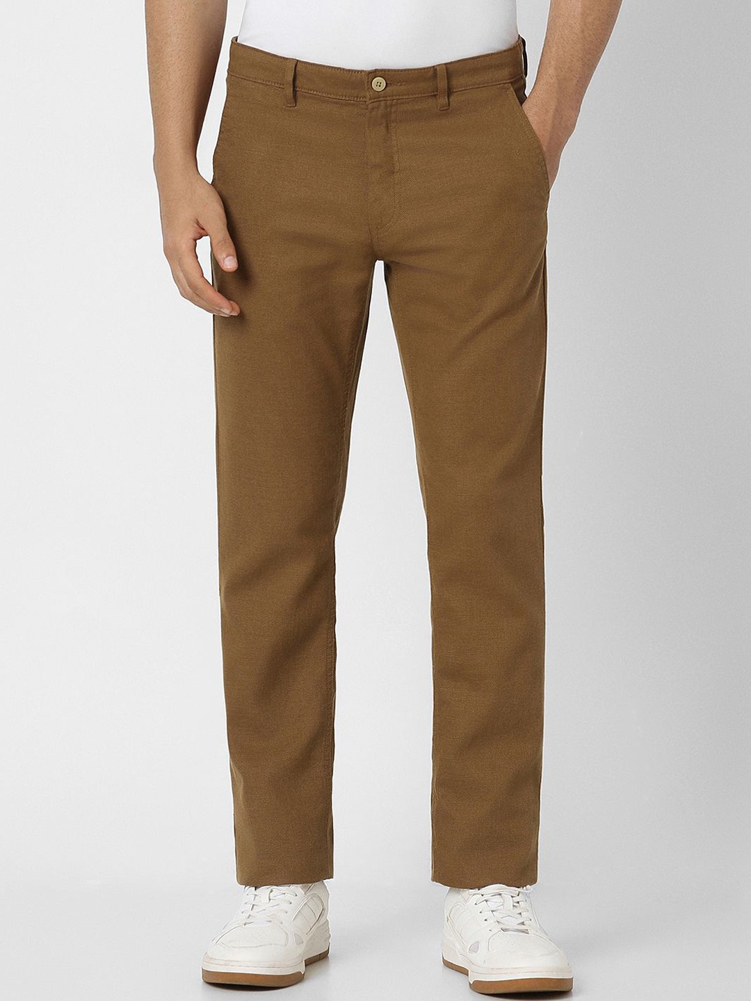 

Van Heusen Sport Men Slim Fit Trousers, Brown