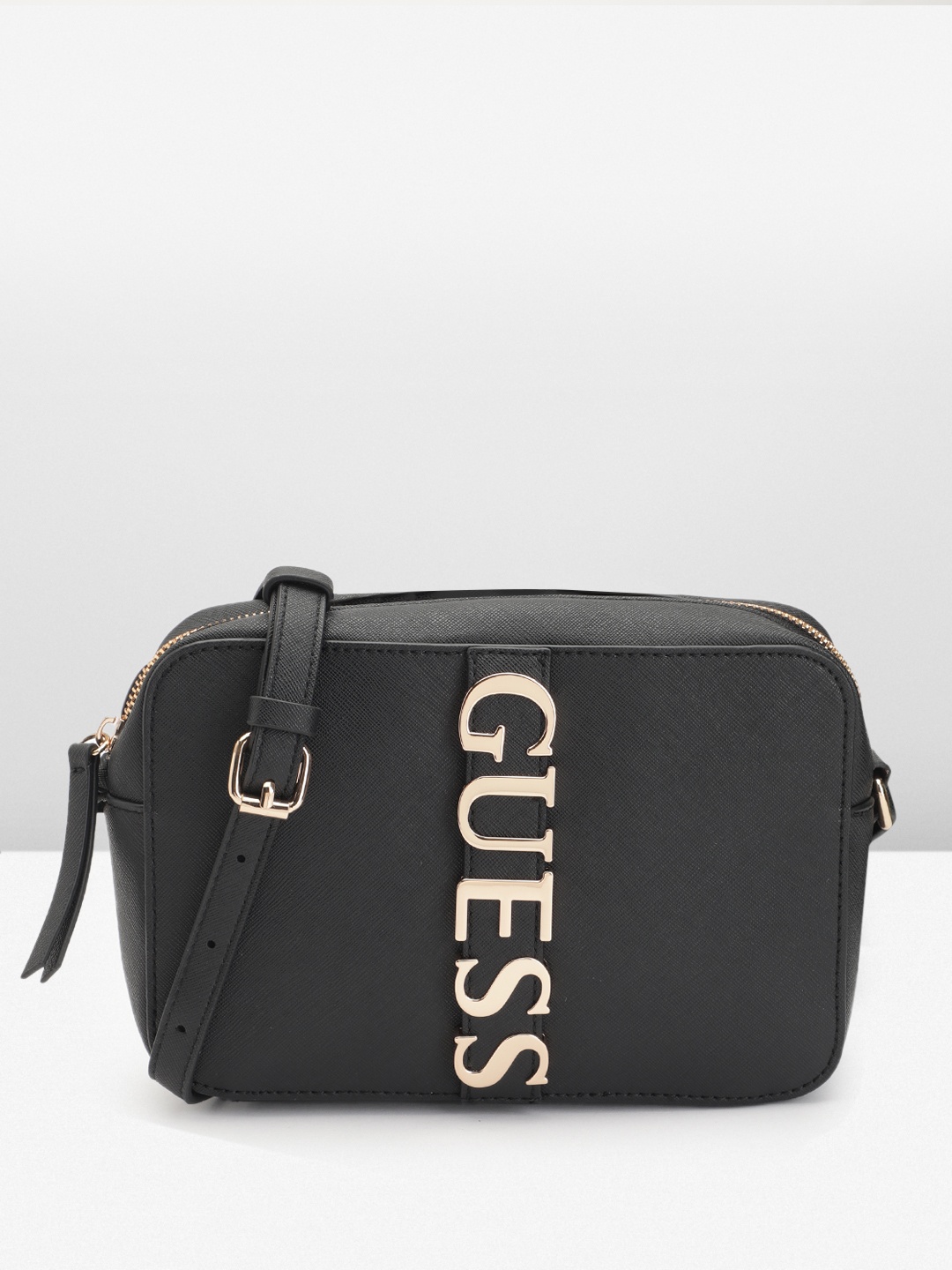 

GUESS Structured Sling Bag, Black