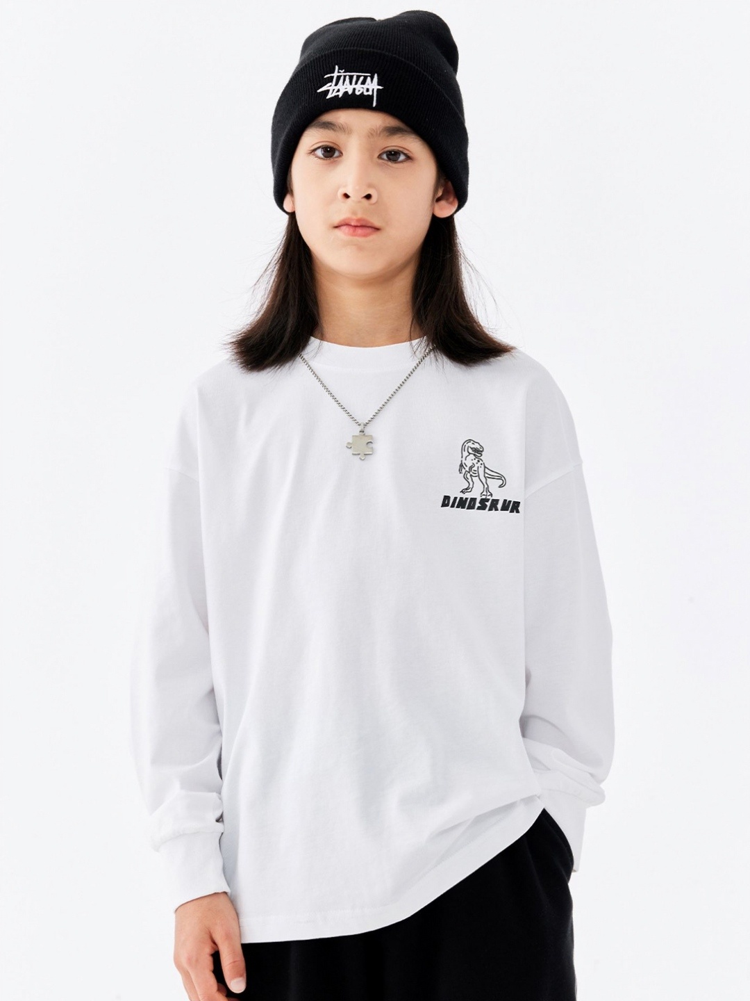 

LULU & SKY Girls Polo Collar T-shirt, White