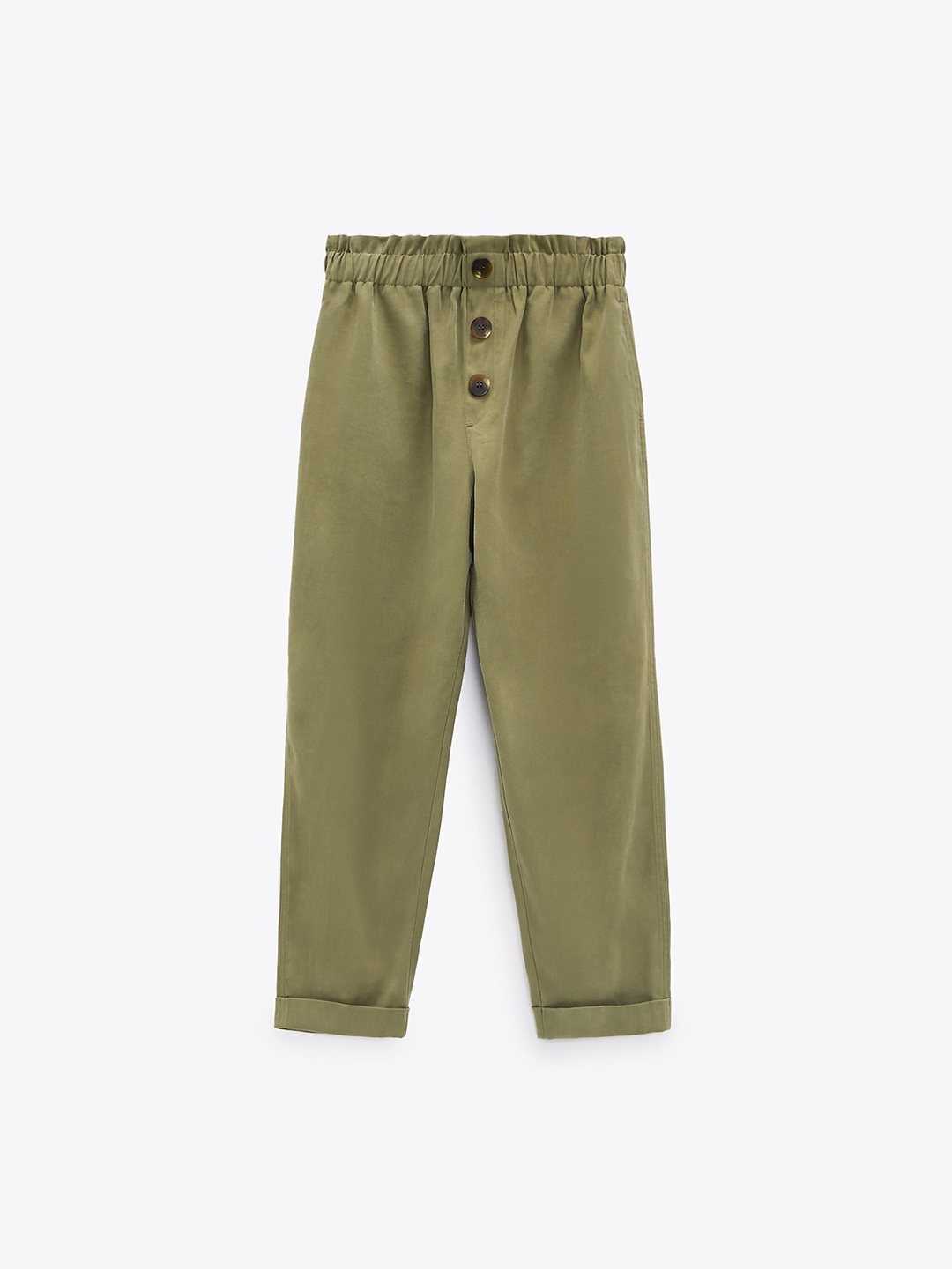 

ZARA Women Trousers, Khaki