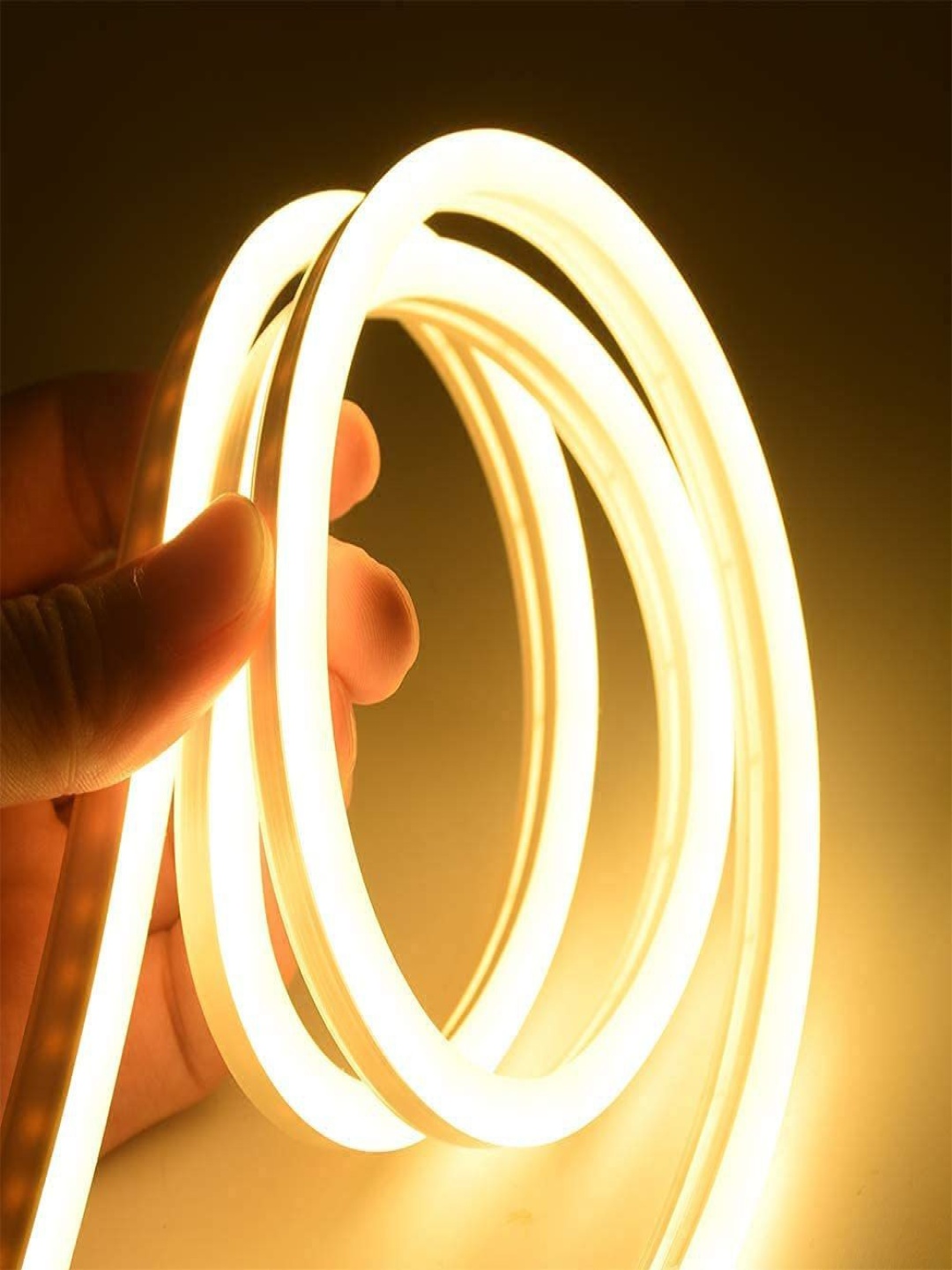 

SPARK WORLD Yellow Rope Shaped LED Strip Lights