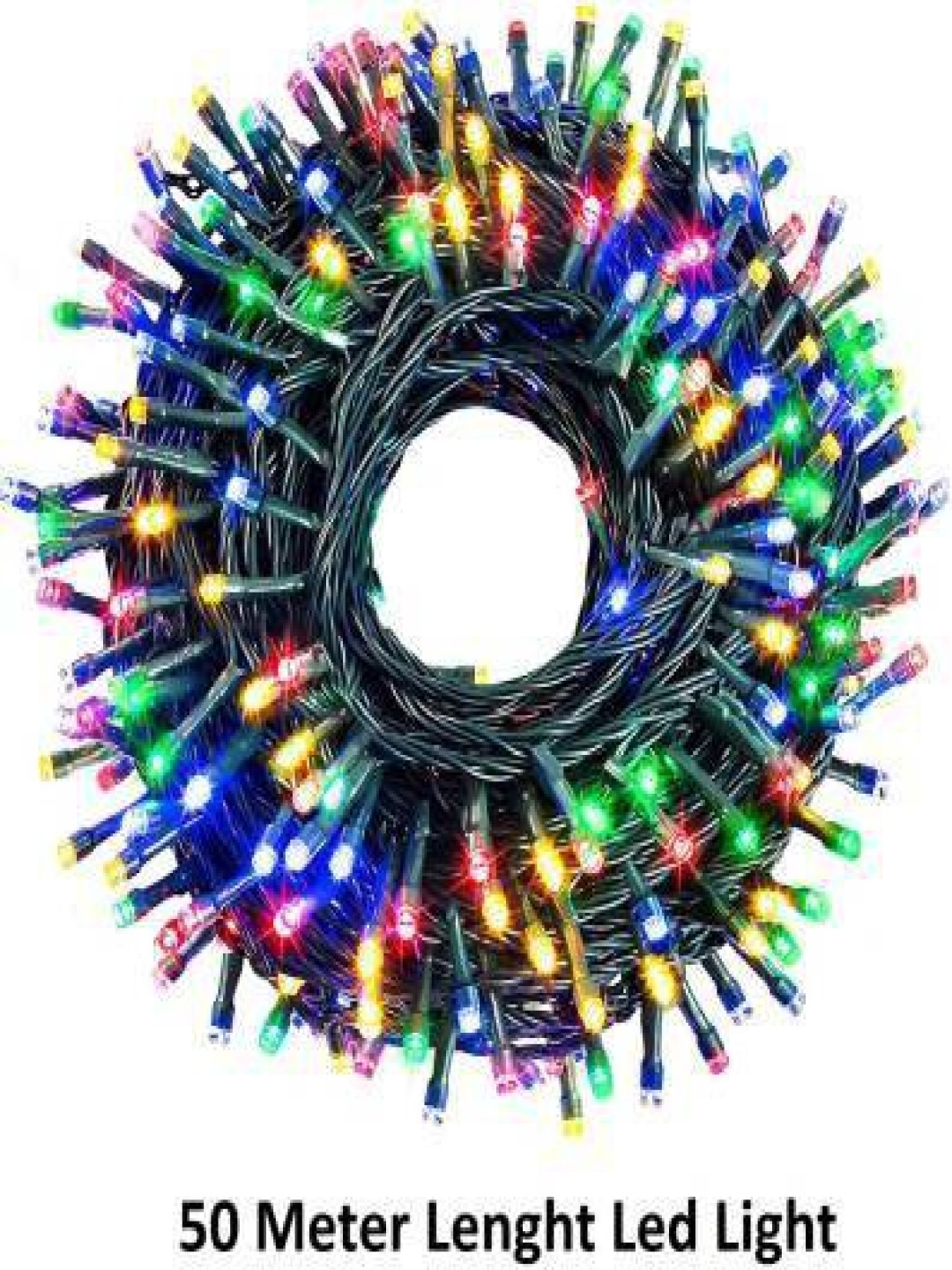 

ENORMITY Blue & Green Rice Shape String Lights