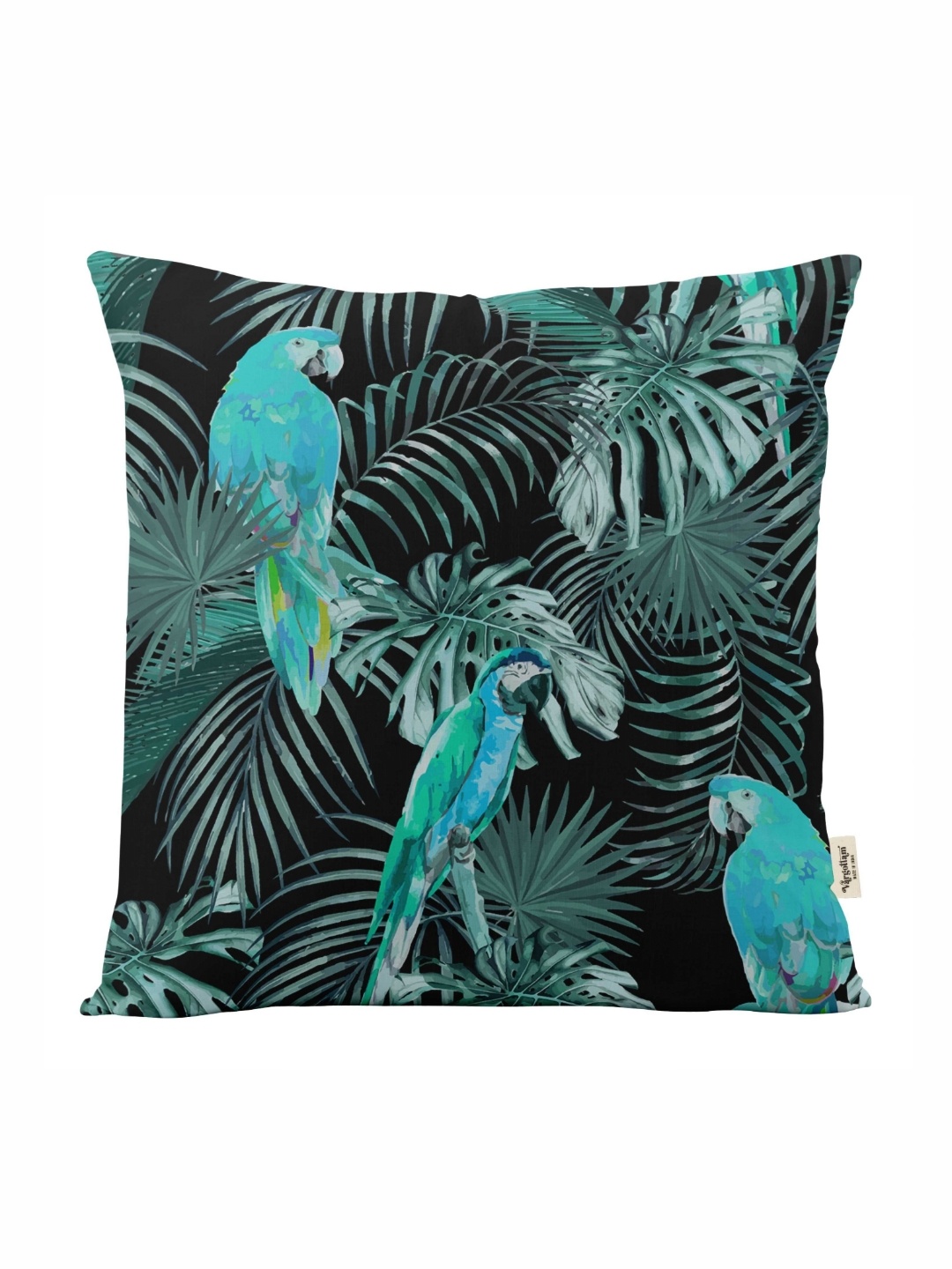 

Vargottam Blue & White Set of 5 Floral Square Cushion Covers