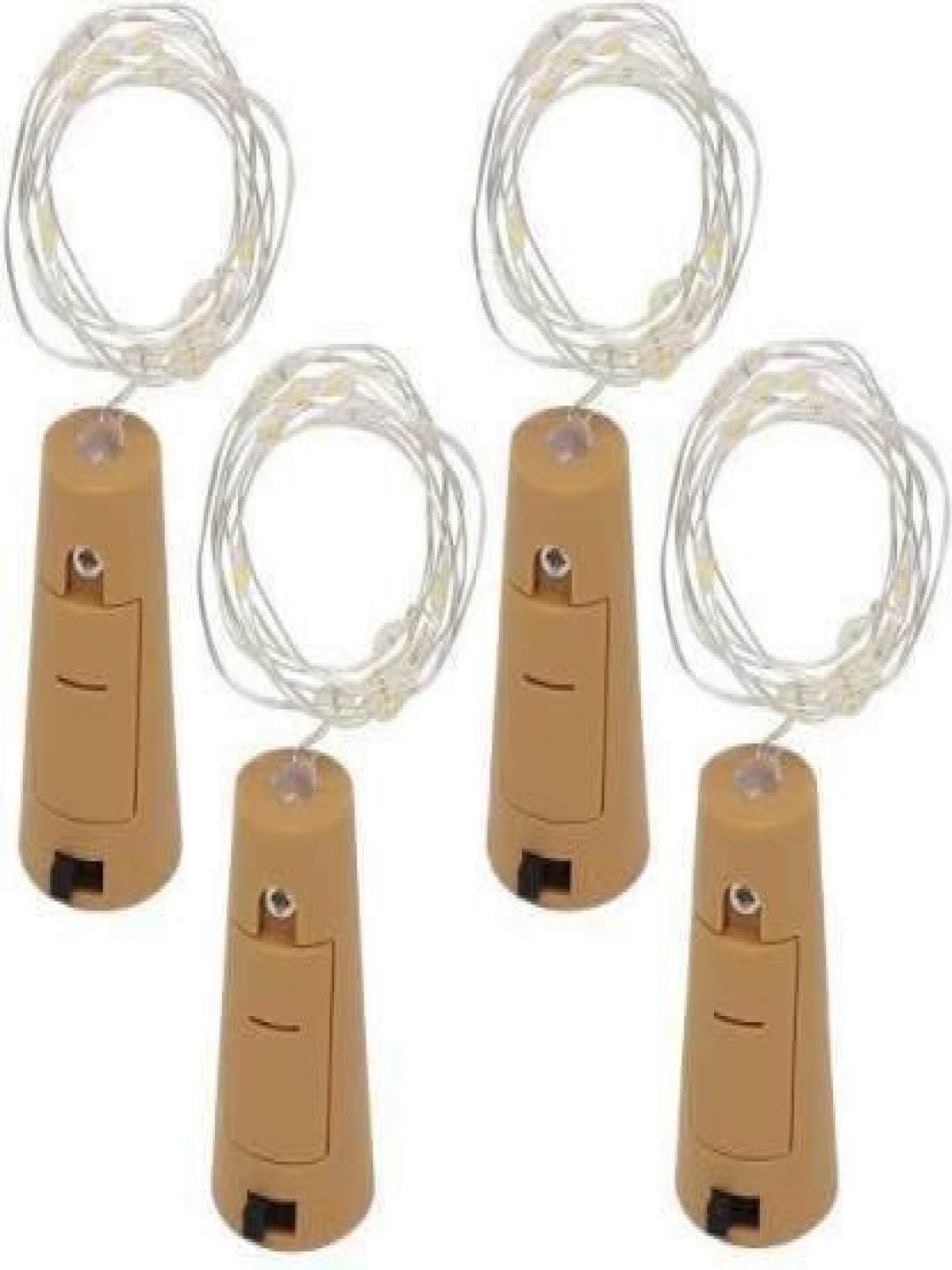 

SPARK WORLD 4-pcs Yellow LED String Lights