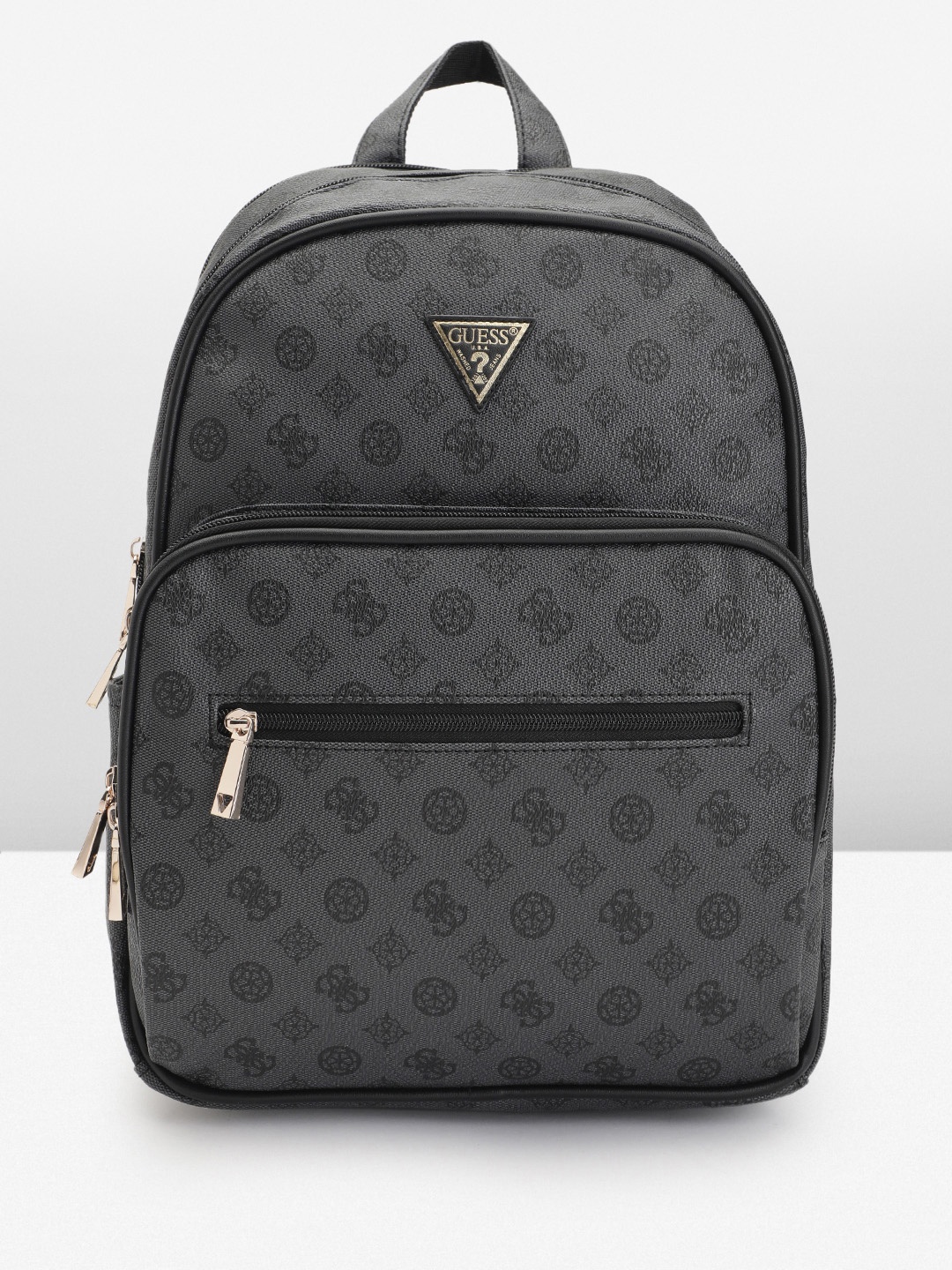 

GUESS Women Brand Logo Printed Backpack, Grey