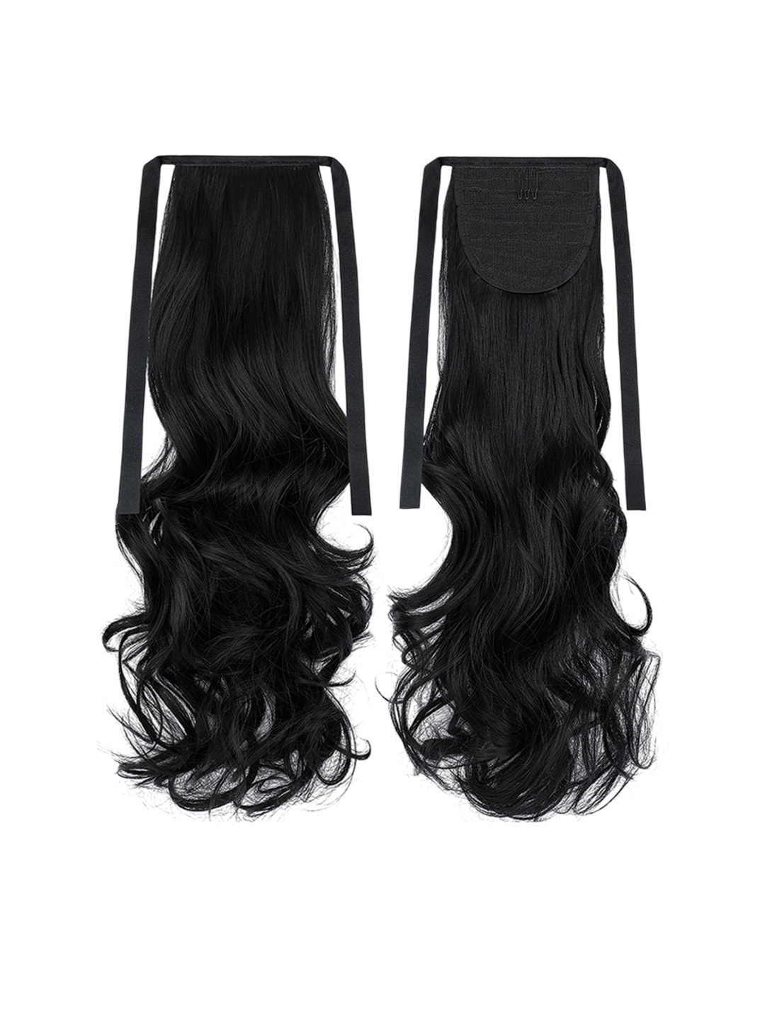 

D-Divine Clip In Wavy Ponytail Hair Extension- Black- 24 Inch
