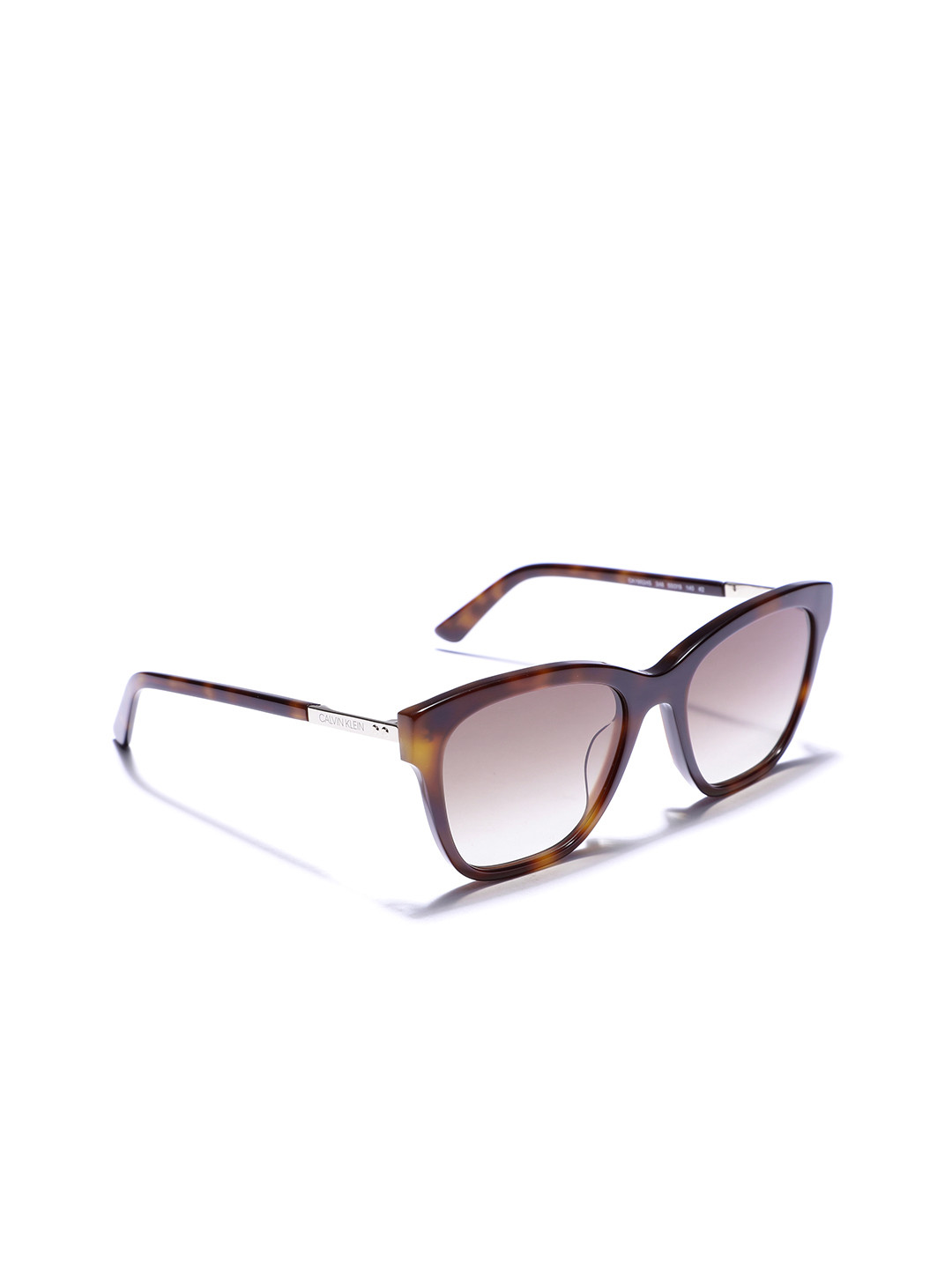 

Calvin Klein Women Square Sunglasses with UV Protected Lens 19524 248 55 S, Brown