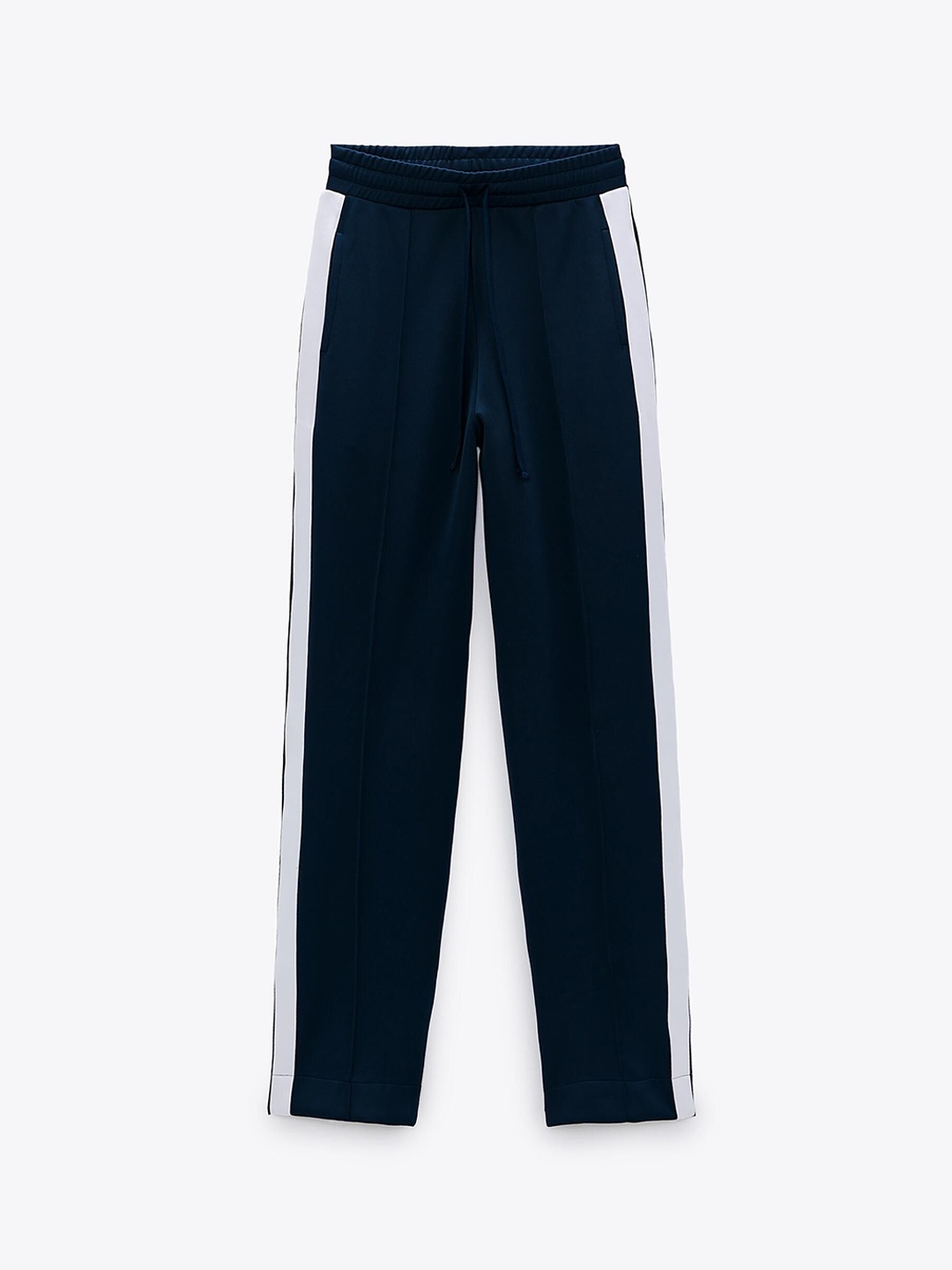 

ZARA Women Trousers, Navy blue