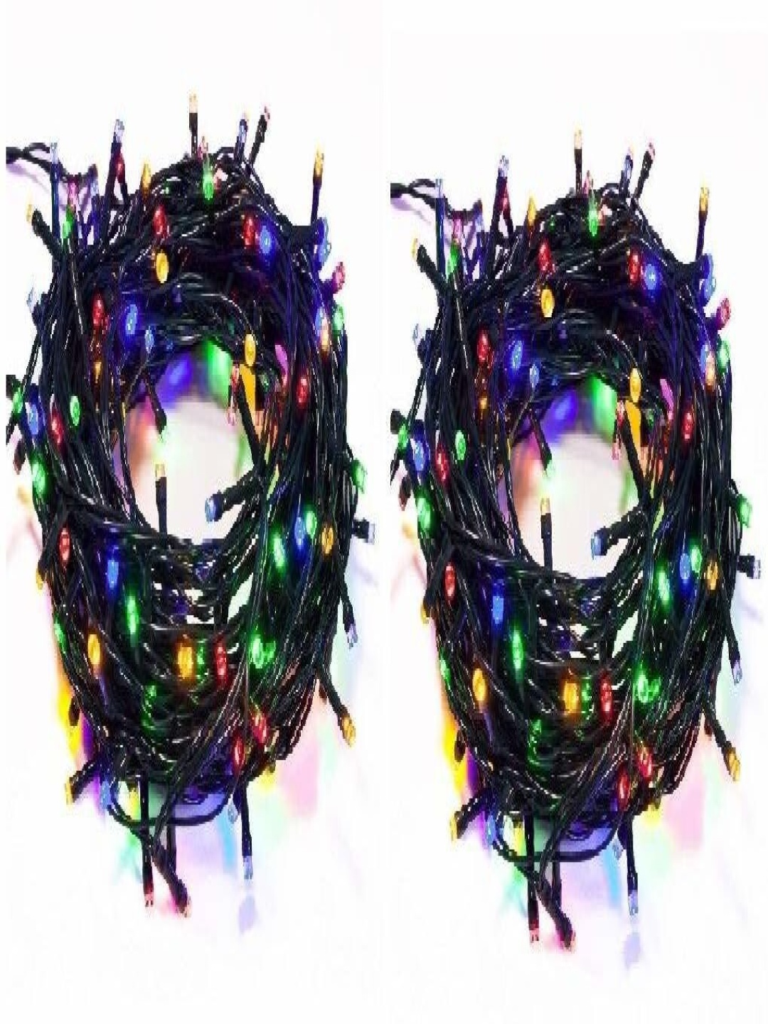 

SPARK WORLD Green & Pink 2 Pieces Rice Shape String Lights