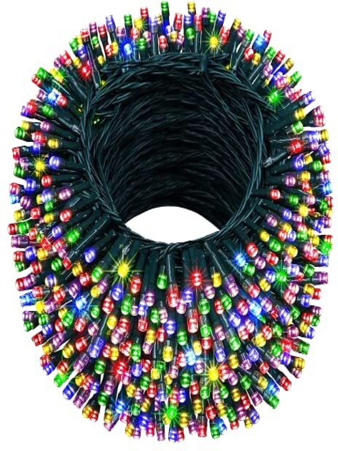 

SPARK WORLD Green & Blue LED String Lights, Red
