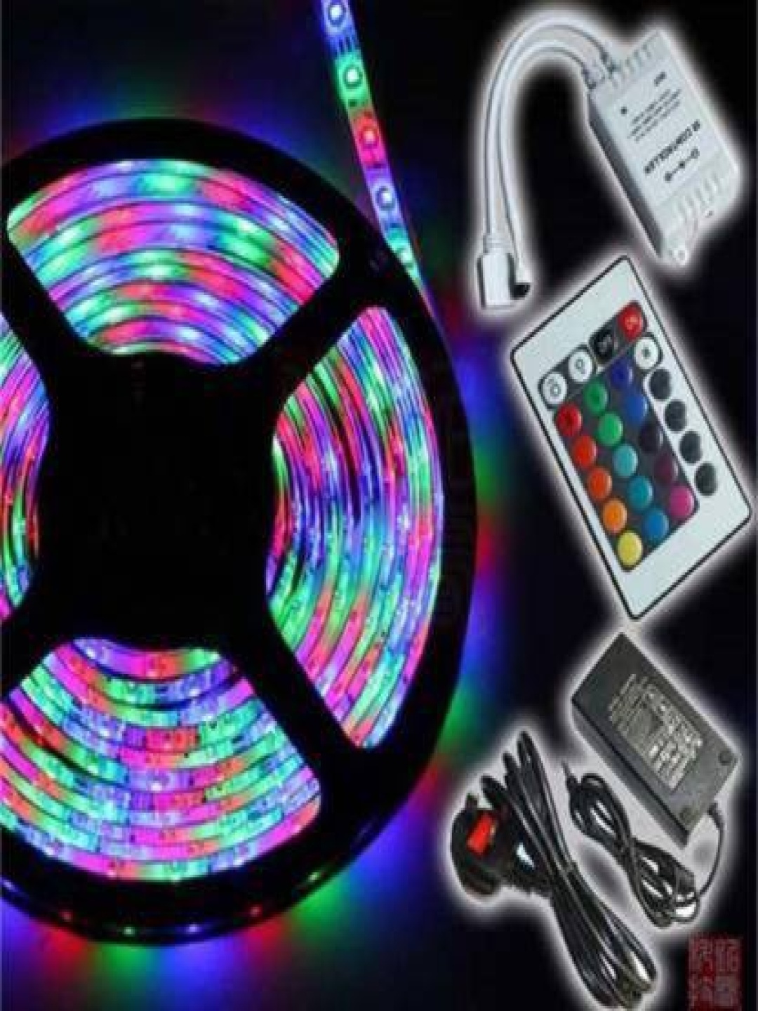 

SPARK WORLD Black Rice-Shaped String Lights