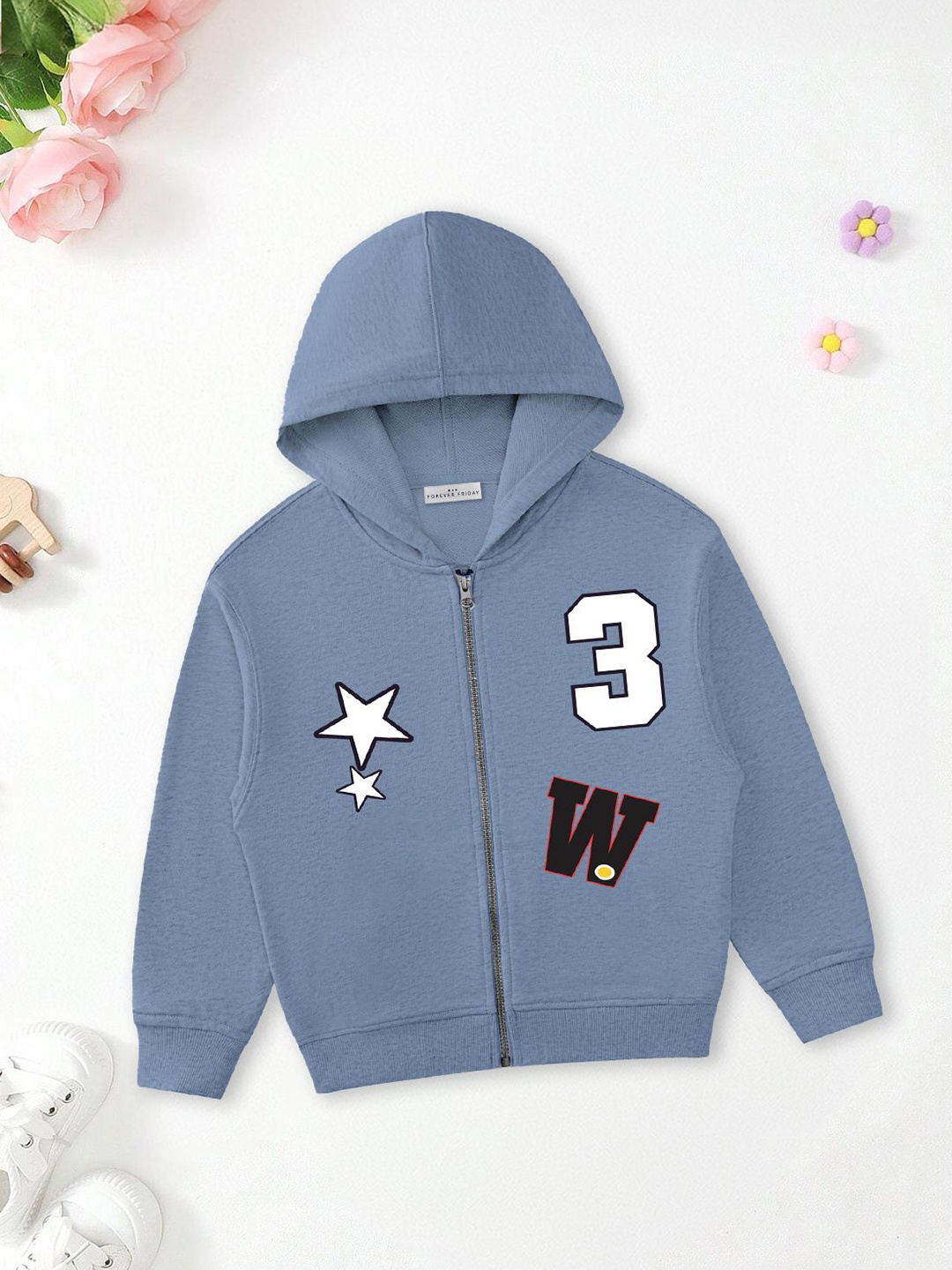 

FOREVER FRIDAY Girls Hooded Sweatshirt, Blue