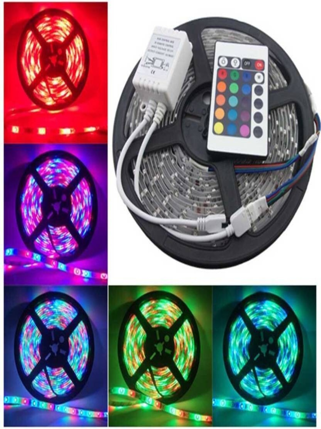 

ENORMITY Red & Green Rice Shape String Lights