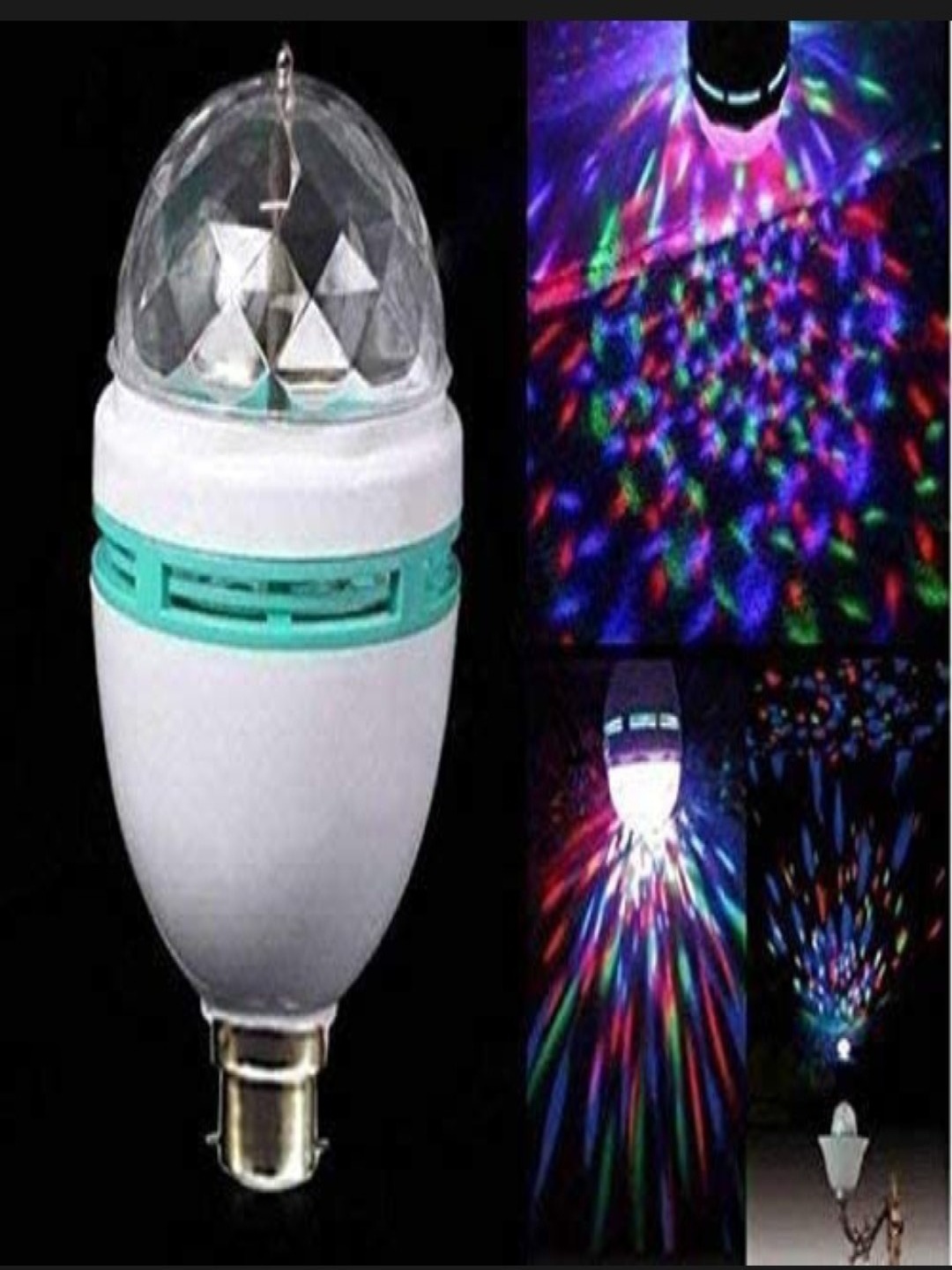 

SPARK WORLD Blue & Red Disco Ball String Light