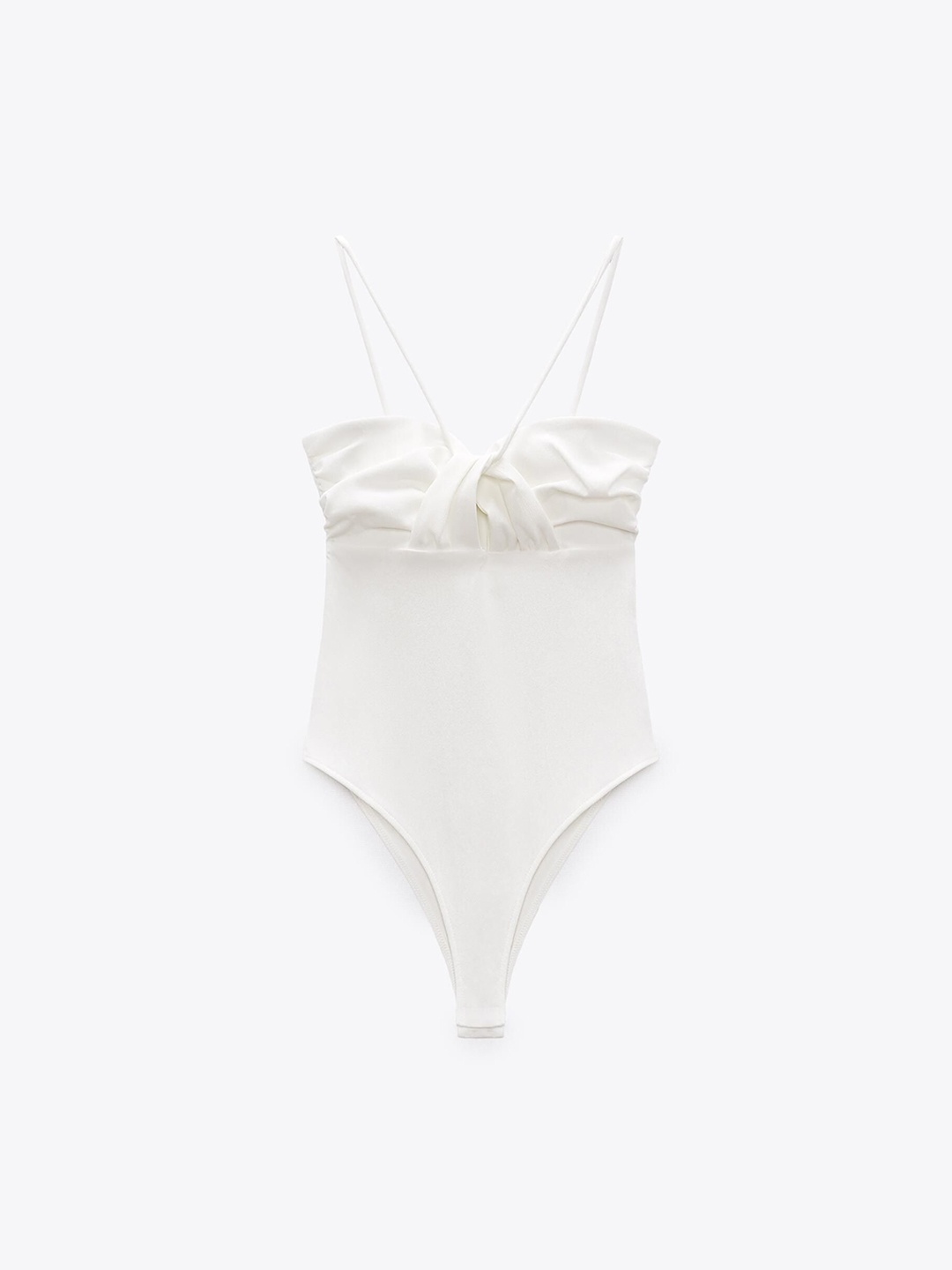 

ZARA Women White Bodysuit