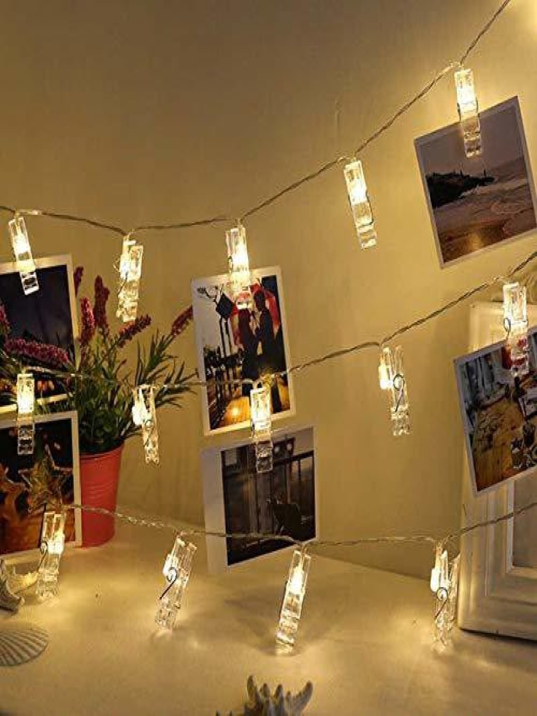 

SPARK WORLD Transparent Photo Clip String Lights