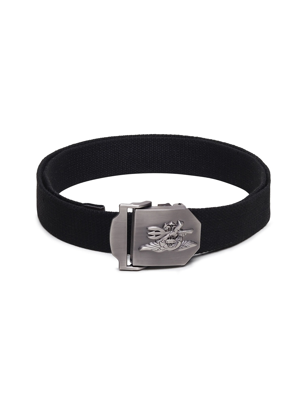 

Metronaut Men Woven Design Belt, Black