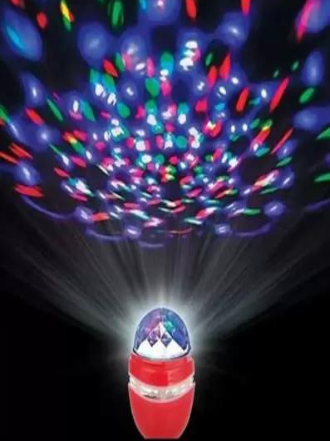 

SPARK WORLD White & Red Disco Bulb String Light