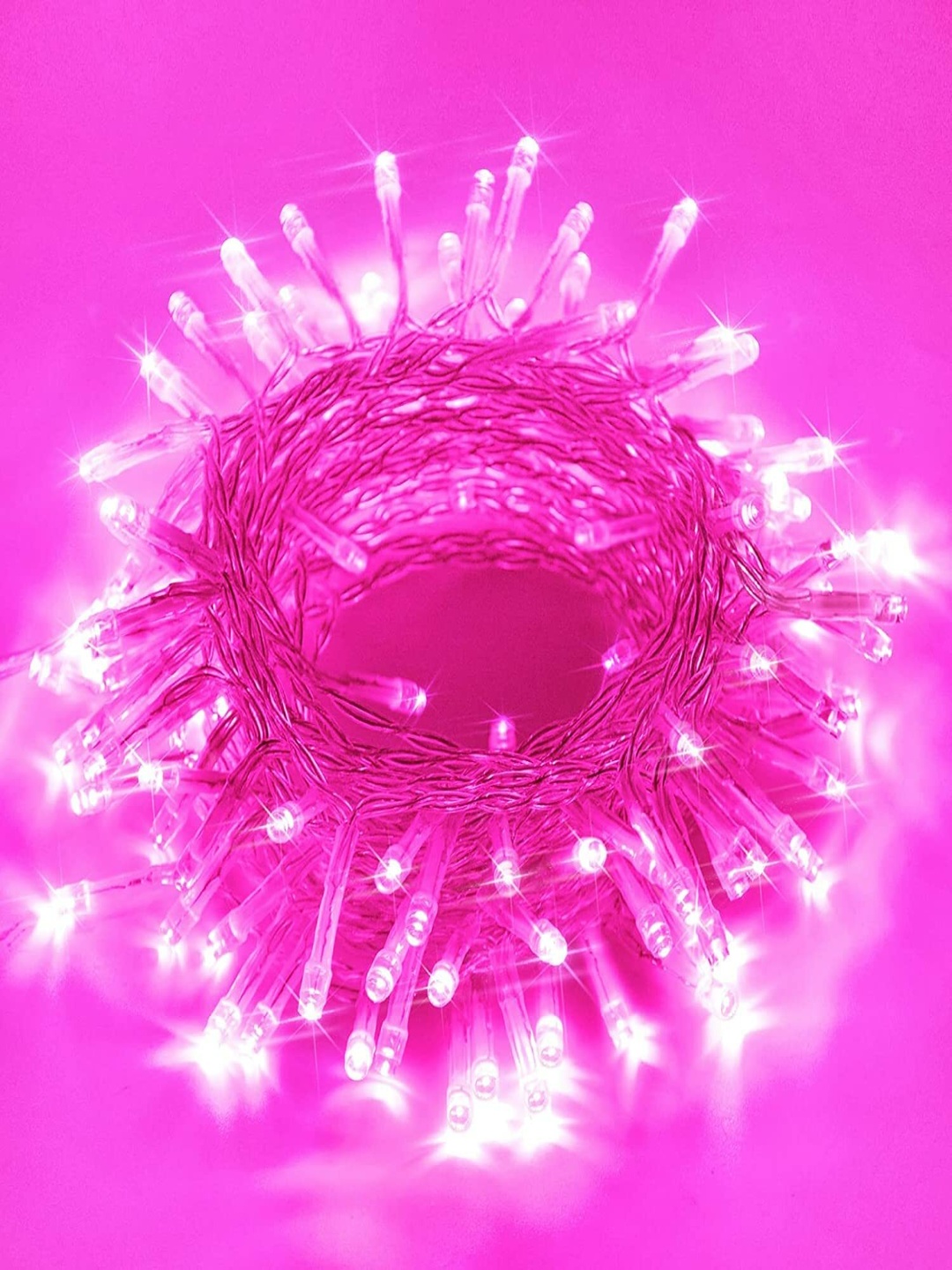 

SPARK WORLD Pink LED String Lights