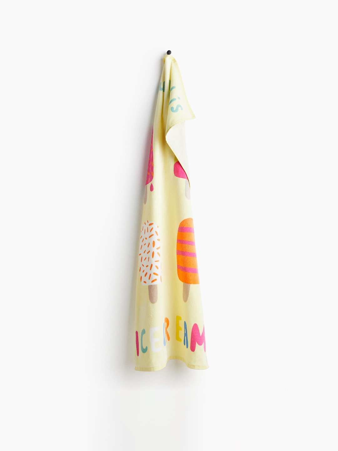 

H&M Cream-Coloured Boys Patterned Pure Cotton Bath Towel