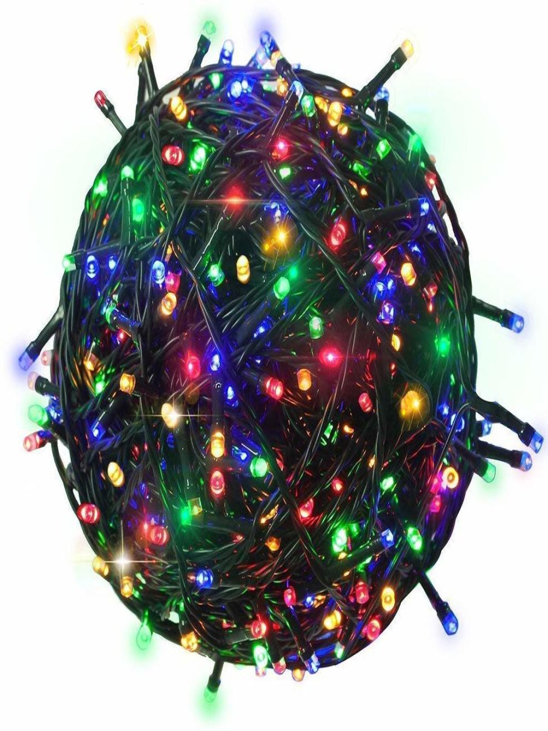 

SPARK WORLD Blue & Green Rice Shape String Lights