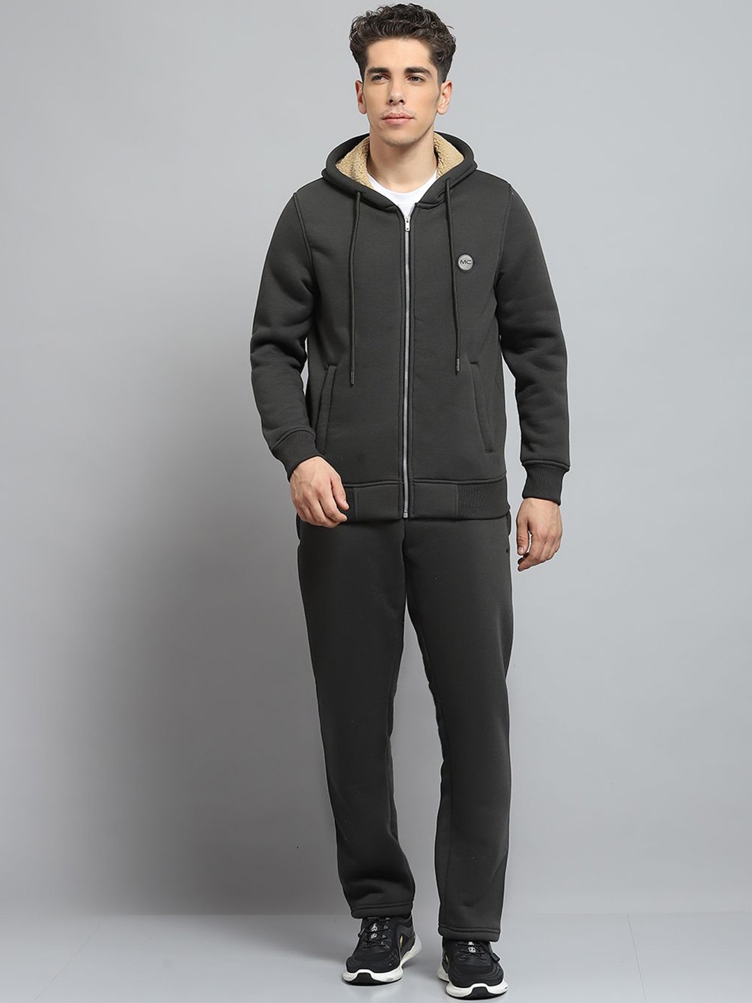 

Monte Carlo Men Hooded Neck Full Sleeve Tracksuits, Olive