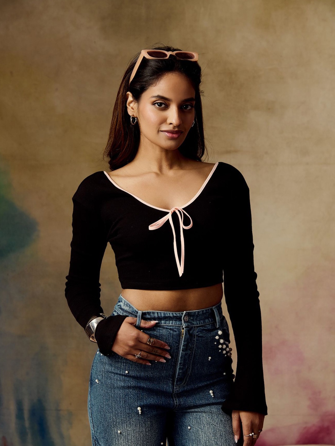 

Lea Clothing Co. Crop Top, Black