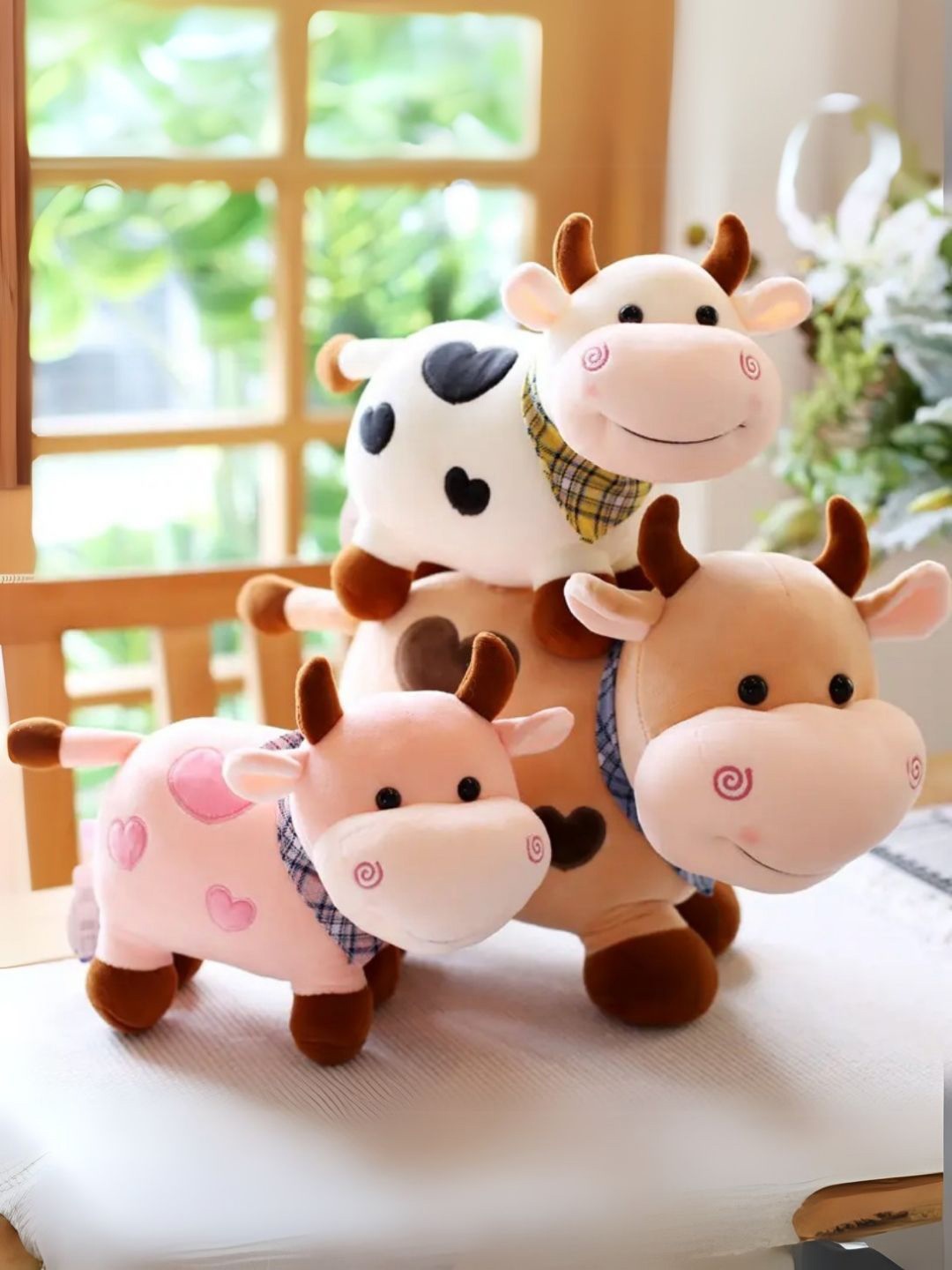 

CuddleNest Microfibre Filled Non-Allergic Doll Soft Toys and Dolls, White