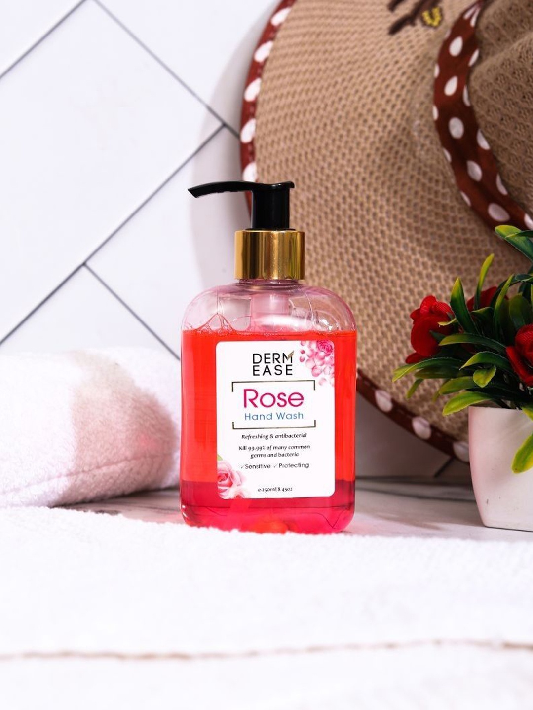 

DERMEASE Rose Hand Wash - 250 ml, Pink