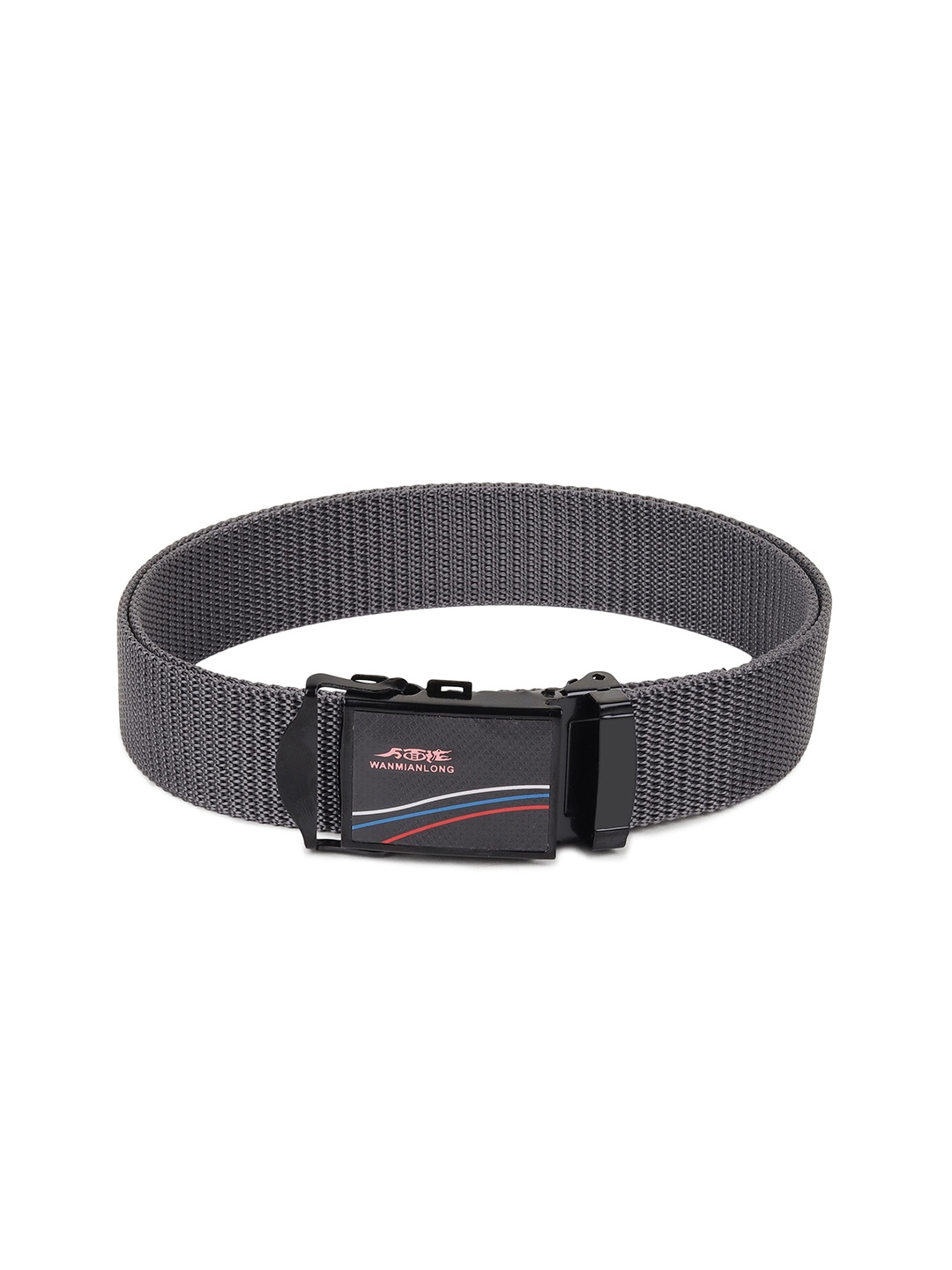 

Metronaut Men Textured Belt, Grey