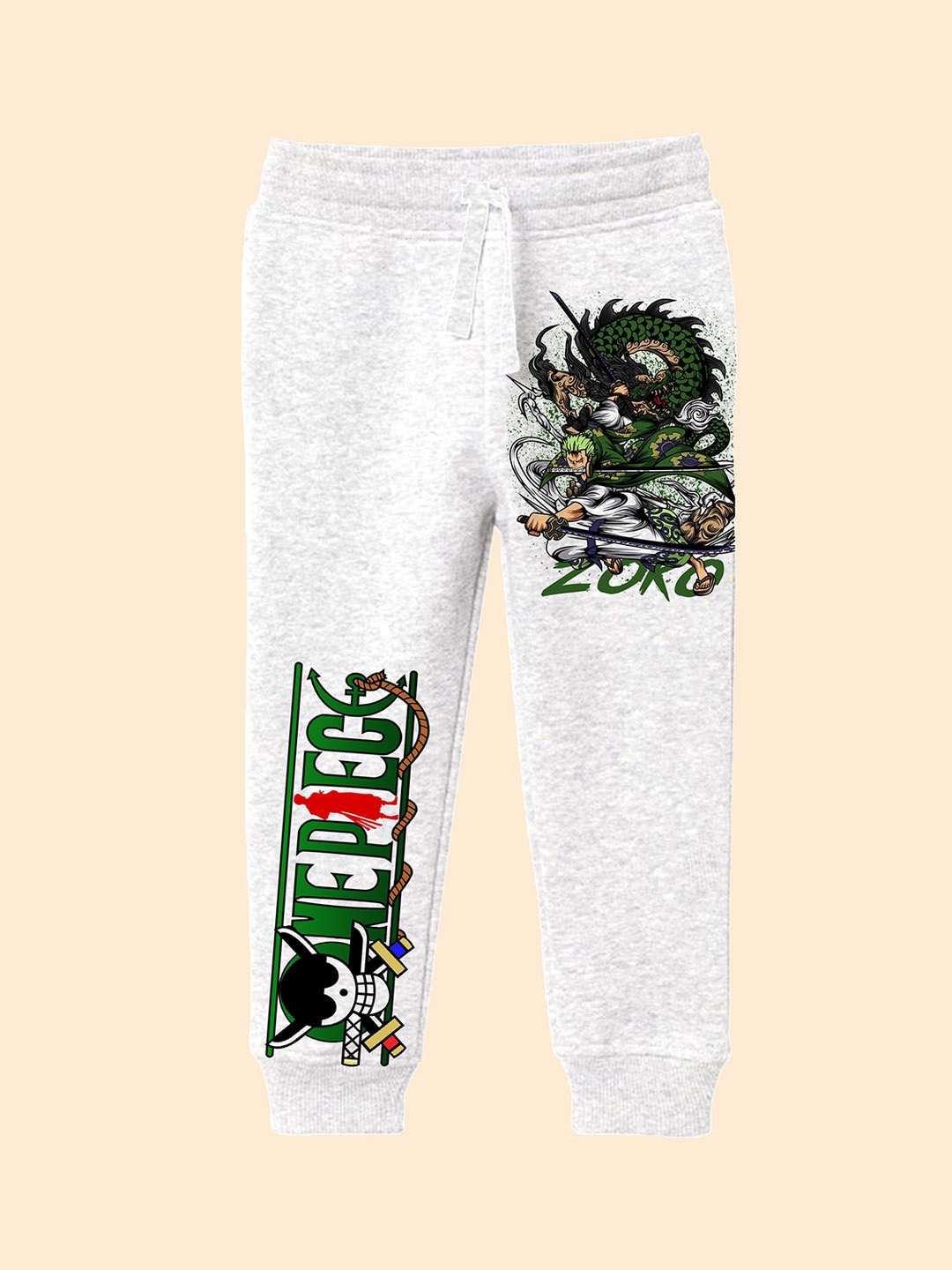 

BAESD Boys Graphic Printed Cotton Joggers, Grey