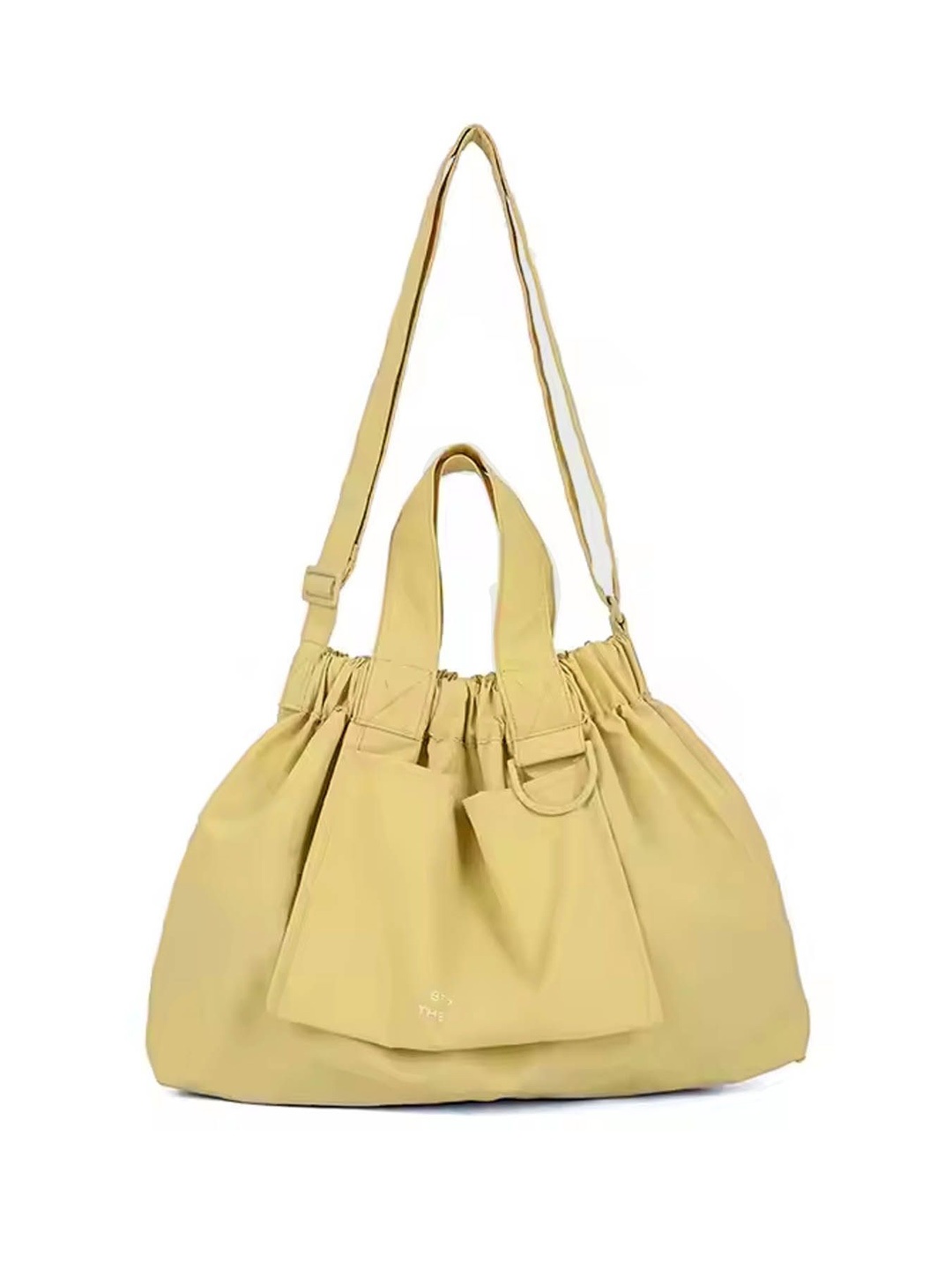 

StyleCast Oversized Bucket Handheld Bag with Tasselled, Yellow