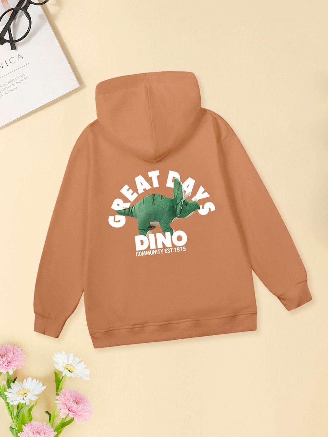 

FOREVER FRIDAY Boys Hooded Sweatshirt, Peach