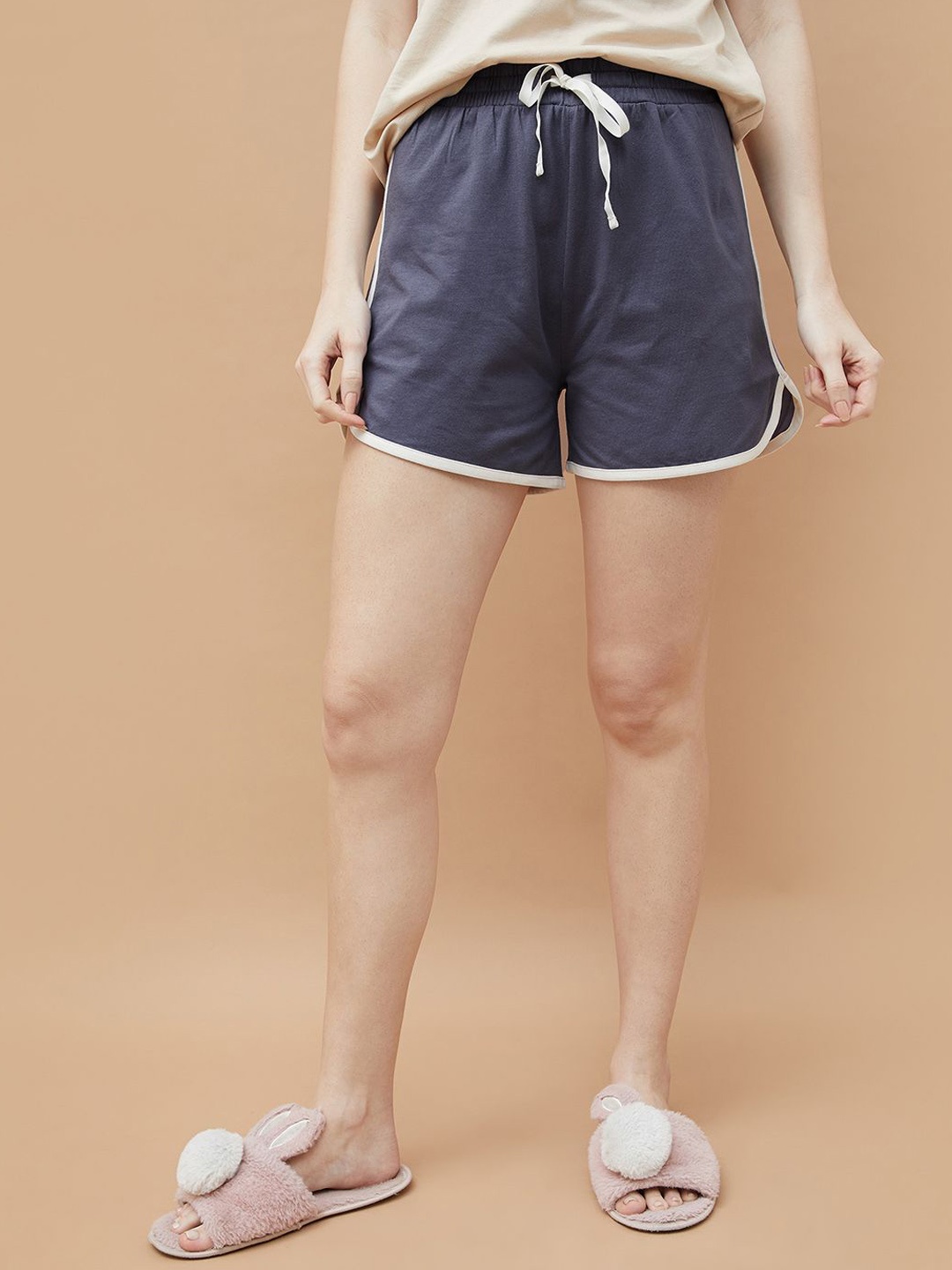 

Ginger by Lifestyle Women Cotton Regular Shorts, Purple