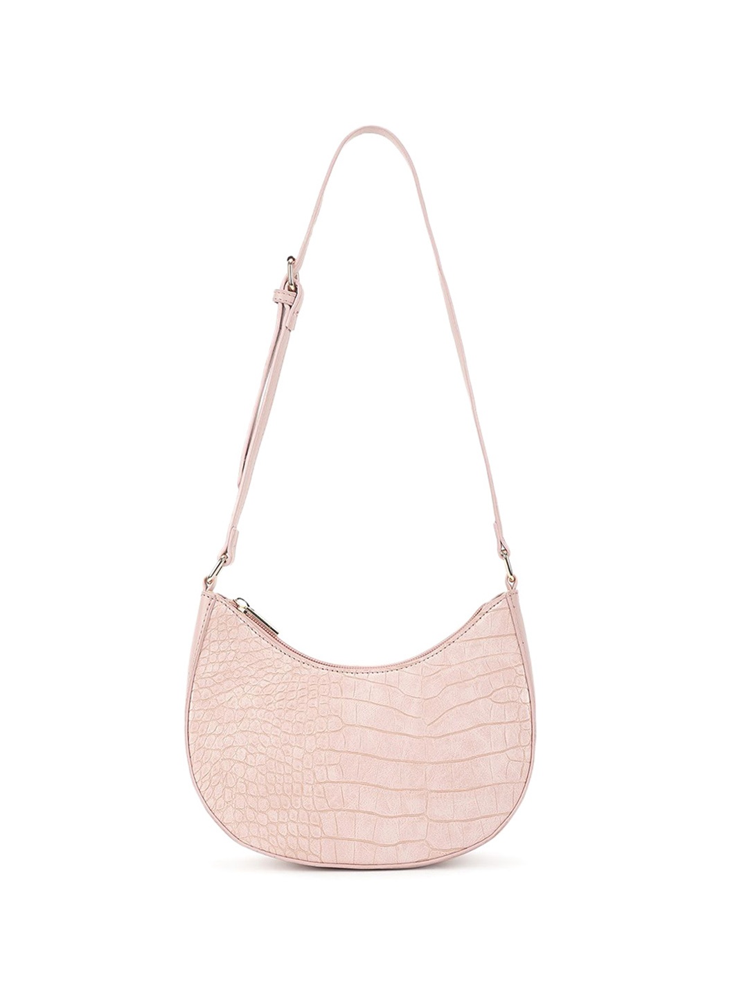 

Fastrack PU Structured Shoulder Bag with Quilted, Pink