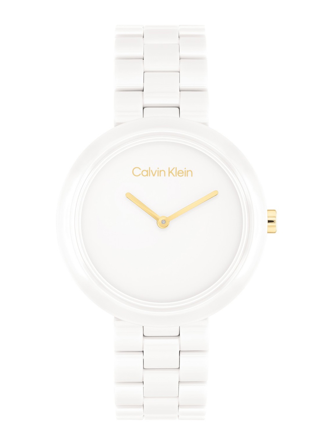 

Calvin Klein Women Ck Pure Analogue Watch 25100072, White