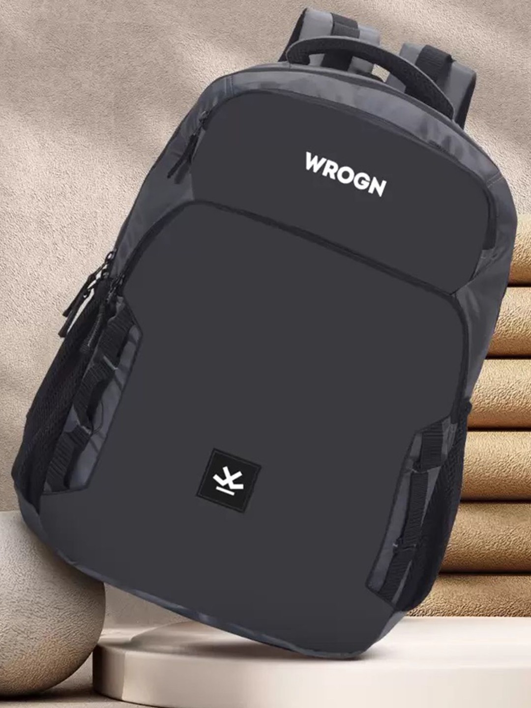 

WROGN Unisex Backpack, Black