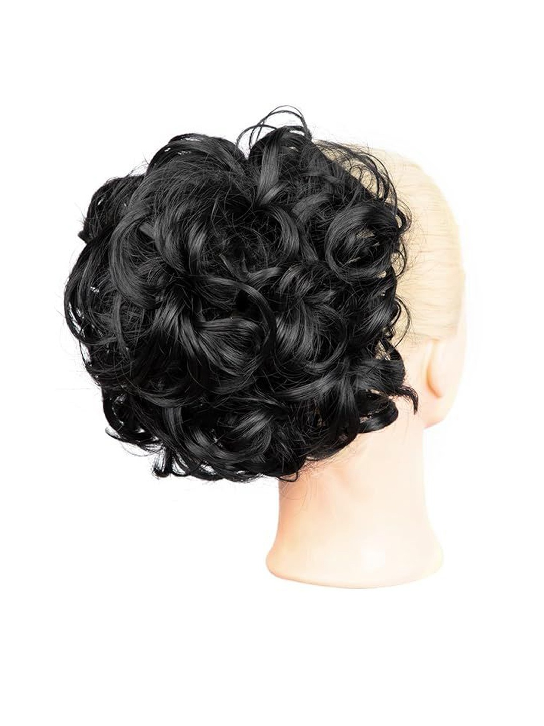 

CRIBE Clip In Curly Bun Hair Extension - Black - 6 Inch