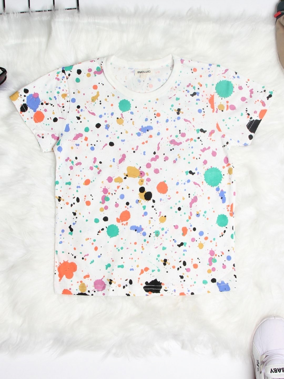 

INCLUD Boys Printed T-shirt, White