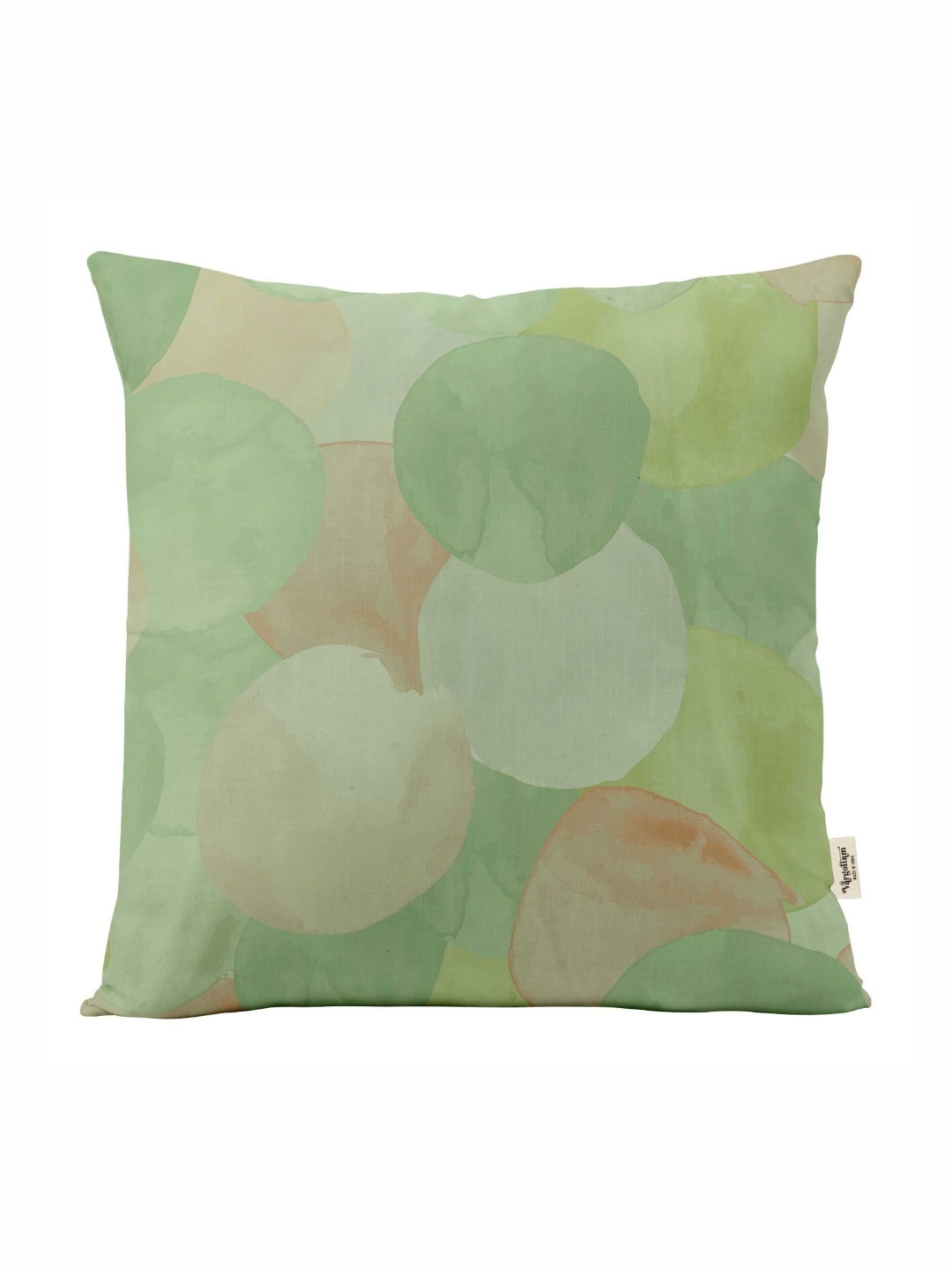 

Vargottam Green & White Set of 5 Geometric Square Cushion Covers