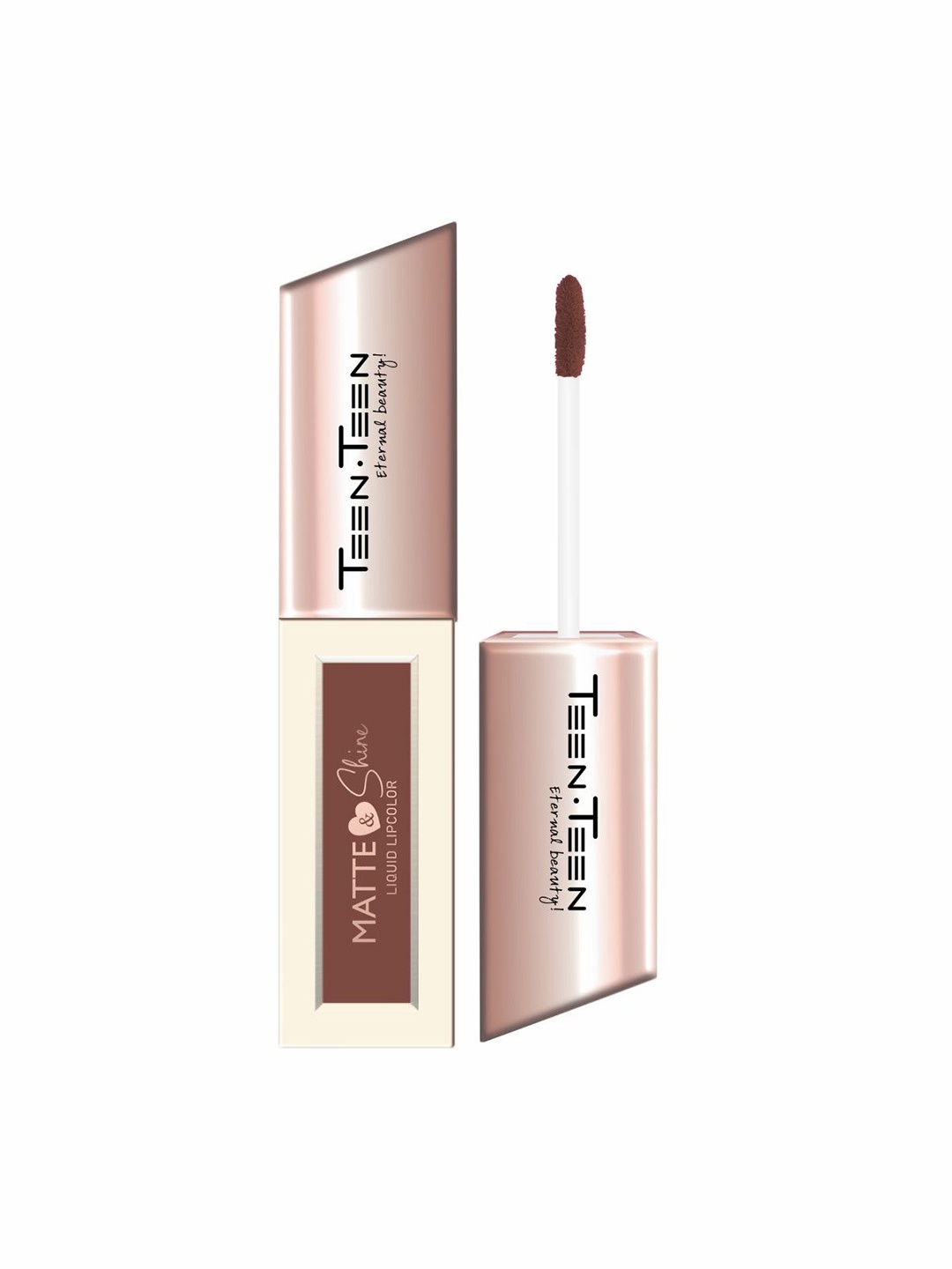 

TEEN TEEN COSMETICS Matte & Shine Waterproof Lipstick - 4m - Rumor Has It - 09, Nude
