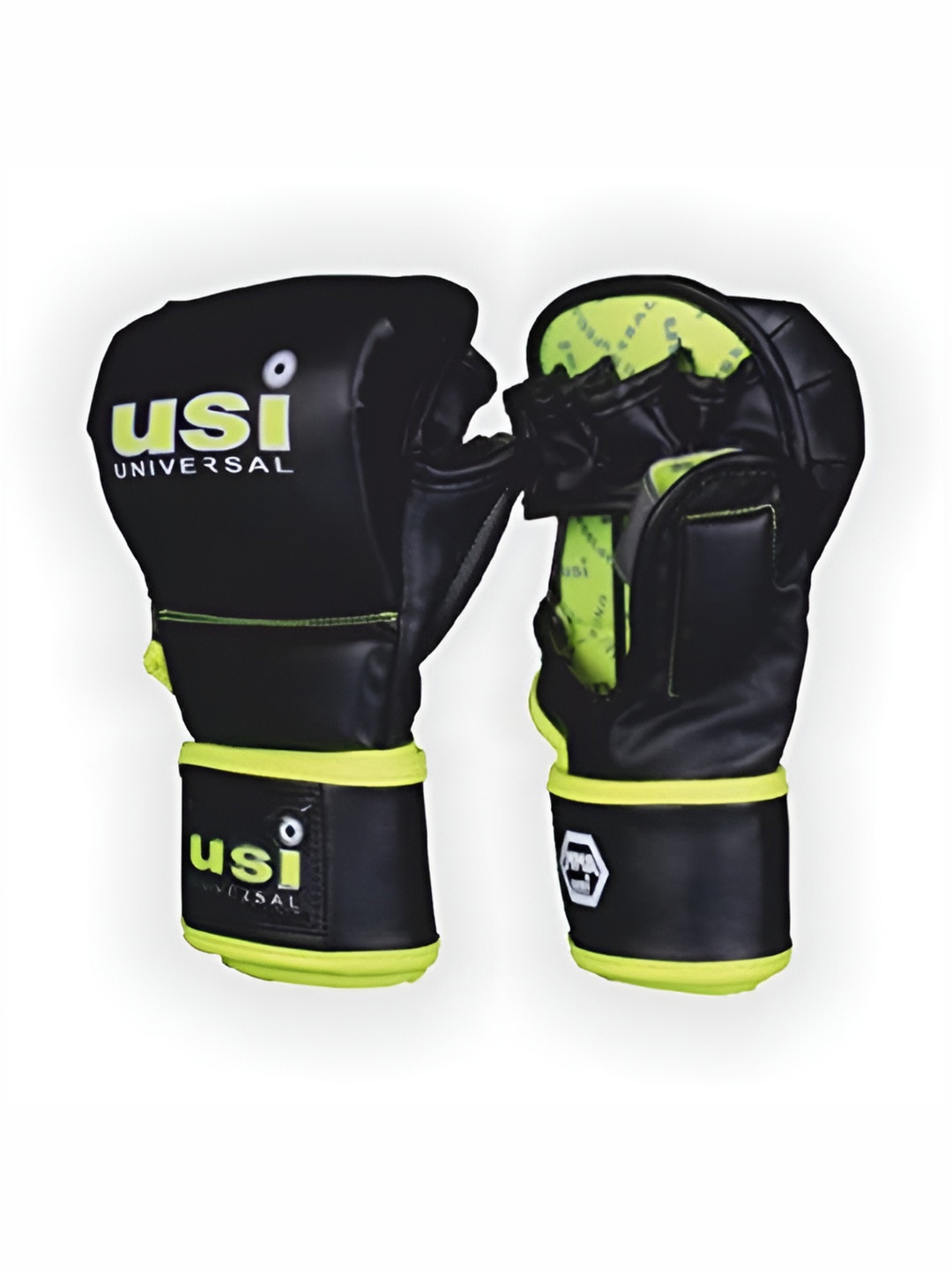 

USI UNIVERSAL THE UNBEATABLE Printed Sports Training Gloves, Black