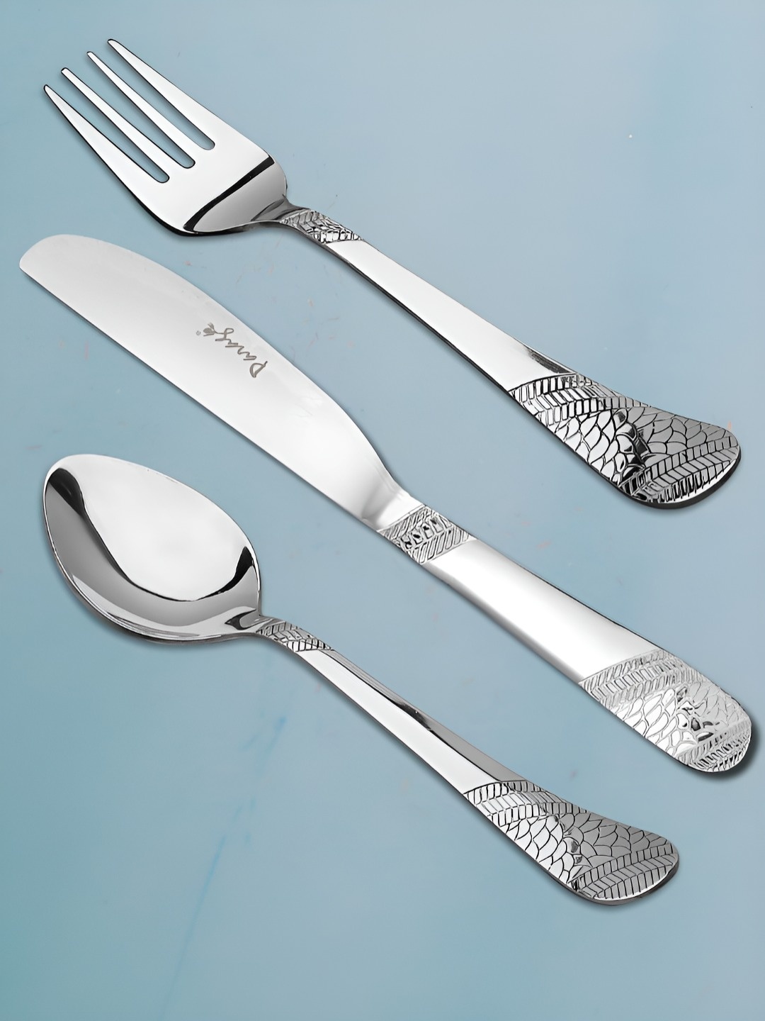 

Parage Silver-Toned 3 Pieces Stainless Steel Table Fork & Spoon Cutlery Set