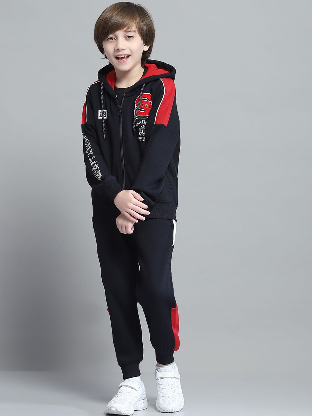 

Monte Carlo Boys Printed Tracksuits, Navy blue