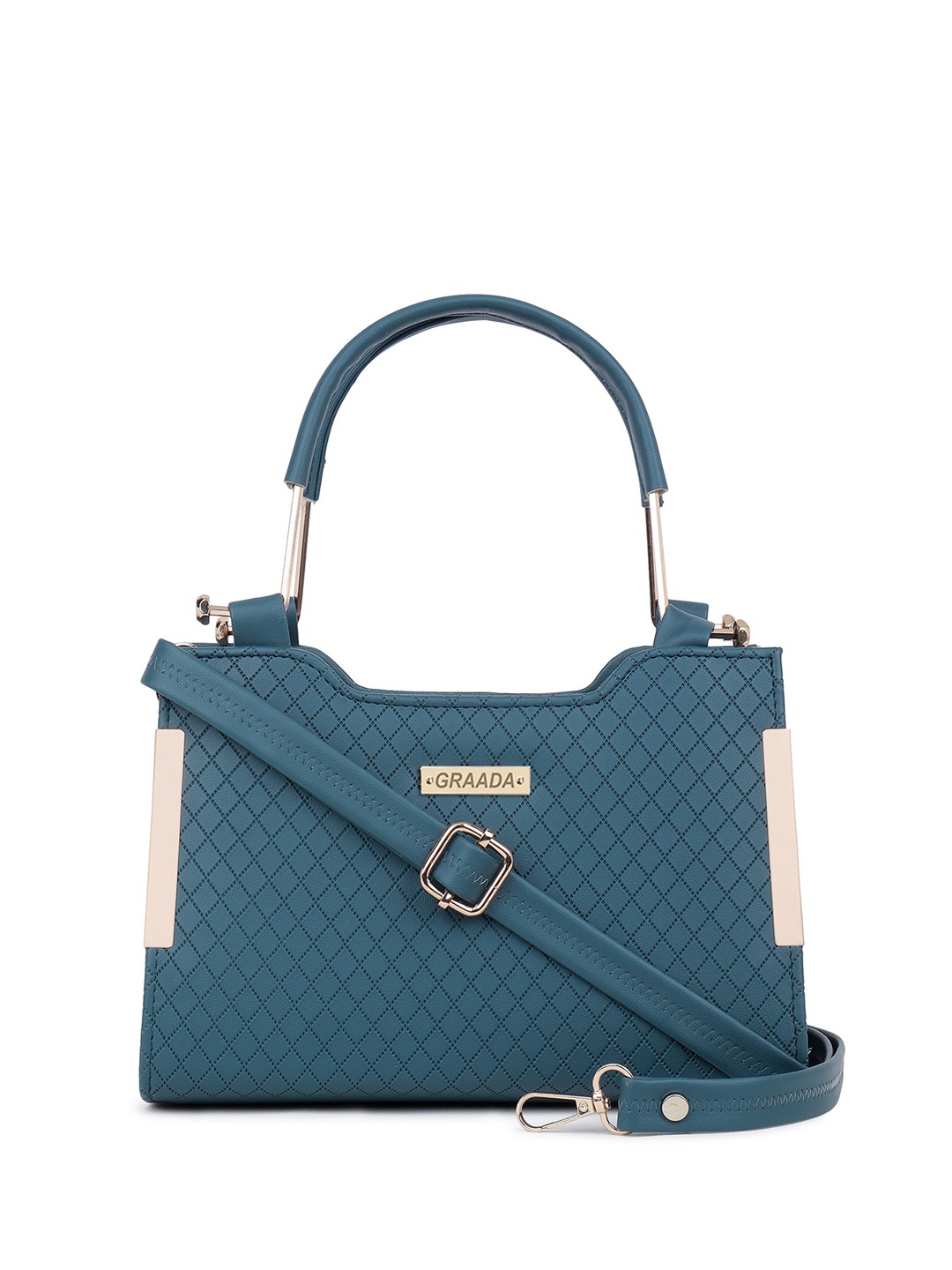 

GRAADA Structured Satchel, Blue