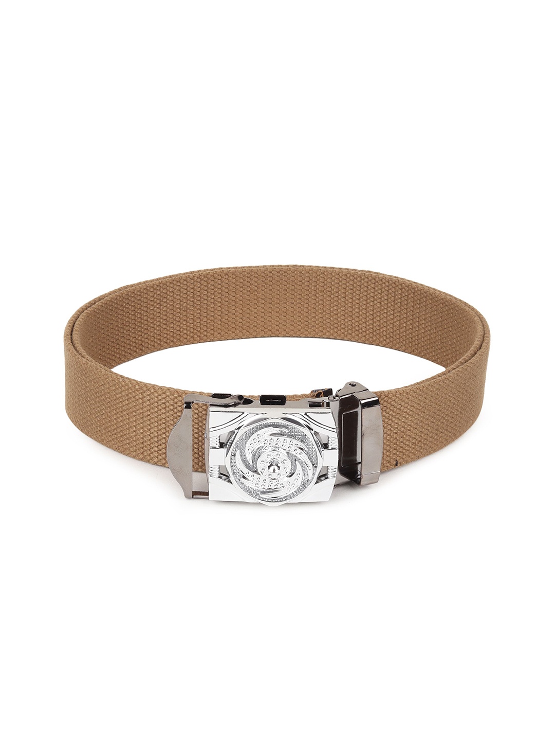 

Metronaut Men Textured Formal Belt, Cream